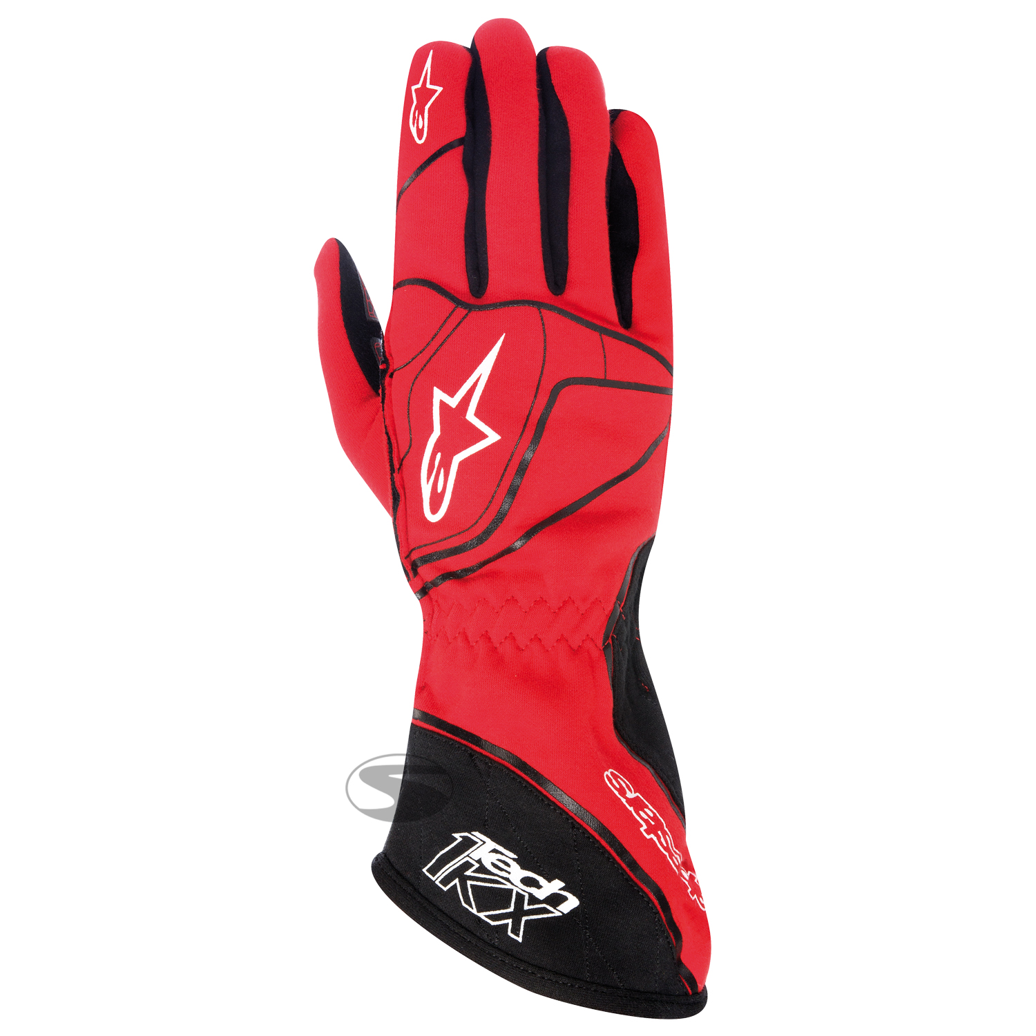 Alpinestars Karthandschuh Tech 1KX, rot/schwarz