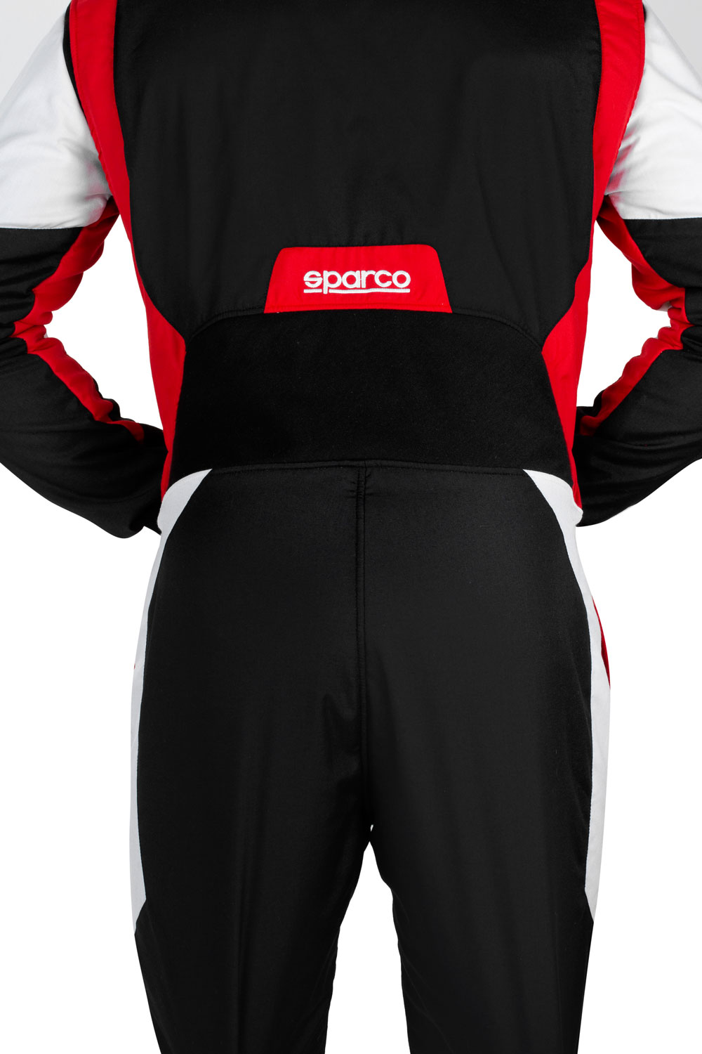 Sparco Rennoverall Competition Pro, schwarz/rot
