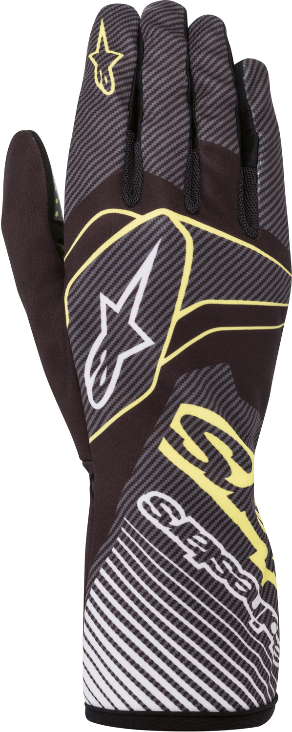 alpinestars-karthandschuh-tech-1k-race-v2-carbon-schwarz-limette-1 Alpinestars Karthandschuh Race v2 Carbon, schwarz/limette