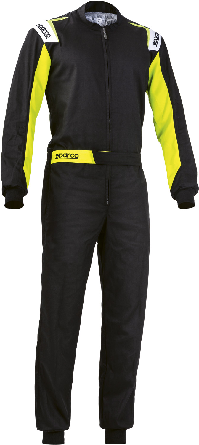 Sparco Kartoverall ROOKIE, schwarz/gelb