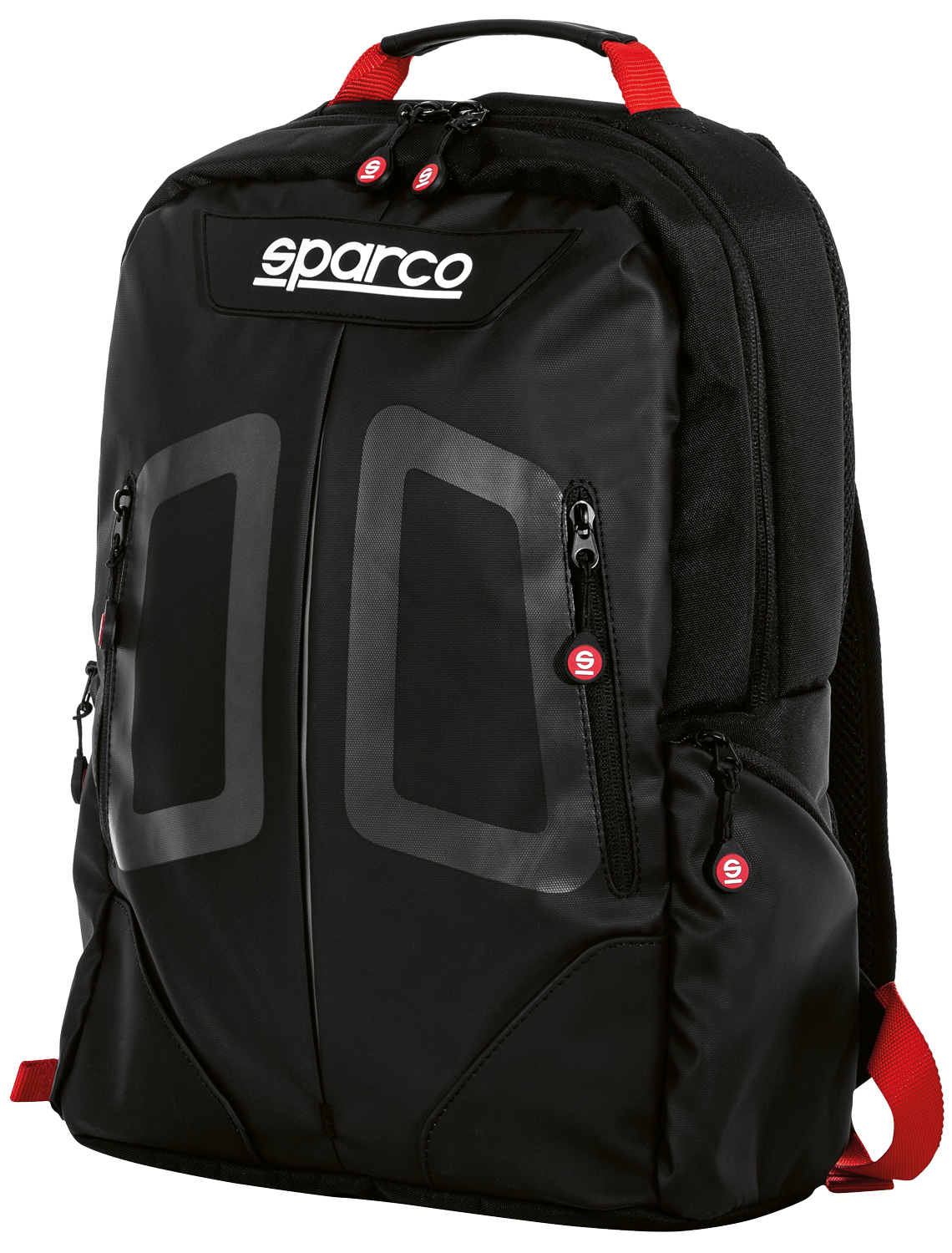 Sparco Rucksack Stage, schwarz/rot