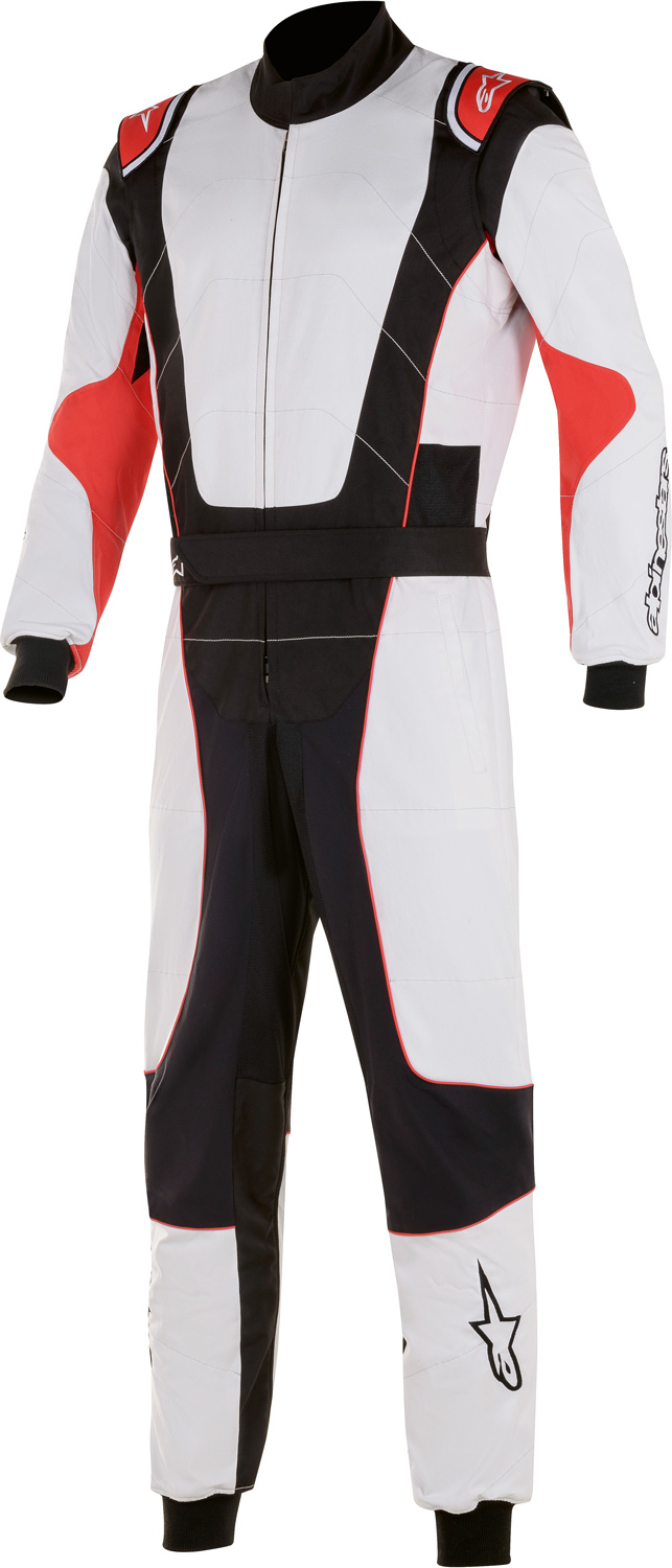 Alpinestars Kartoverall KMX3 v2, weiß/schwarz/rot