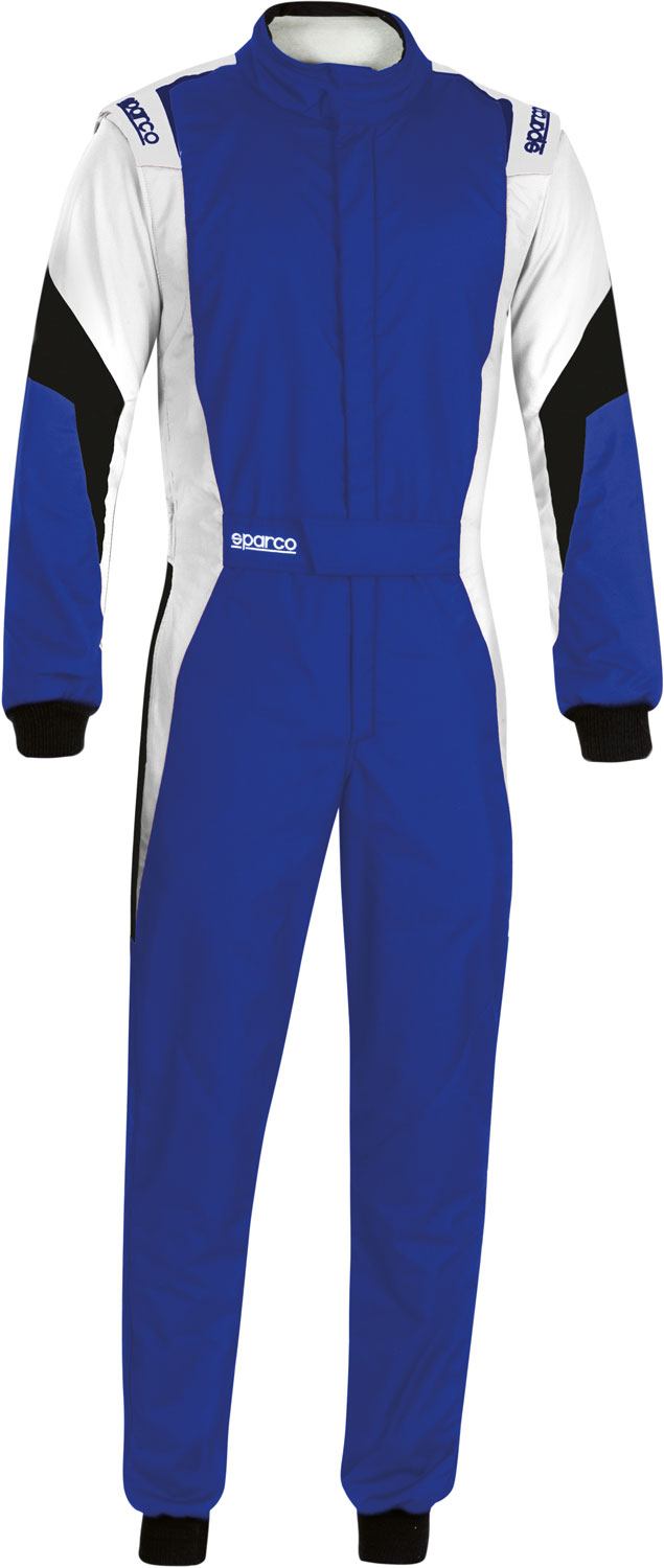 Sparco Rennoverall Competition Pro, blau/weiß