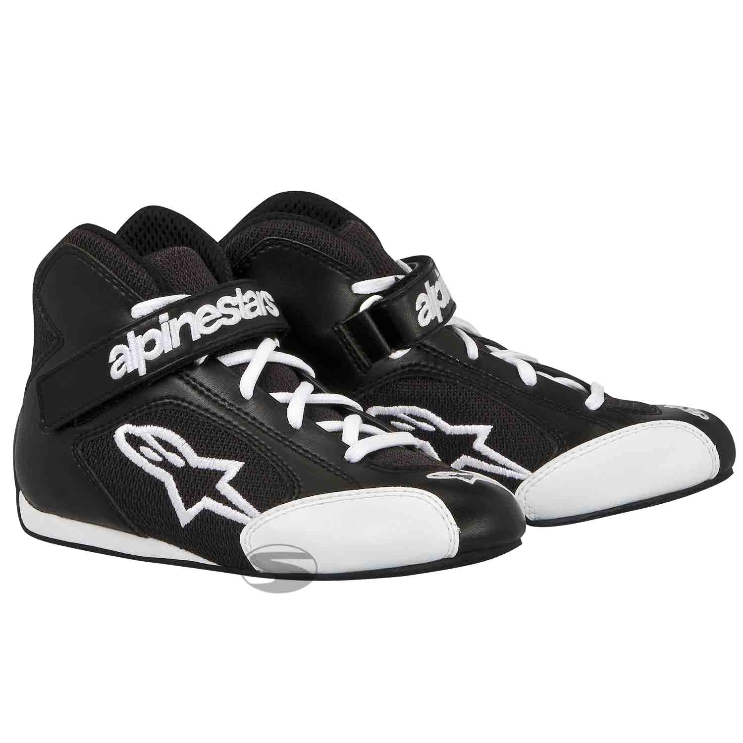 Alpinestars Kinderkartschuh Tech 1KS, schwarz/weiß