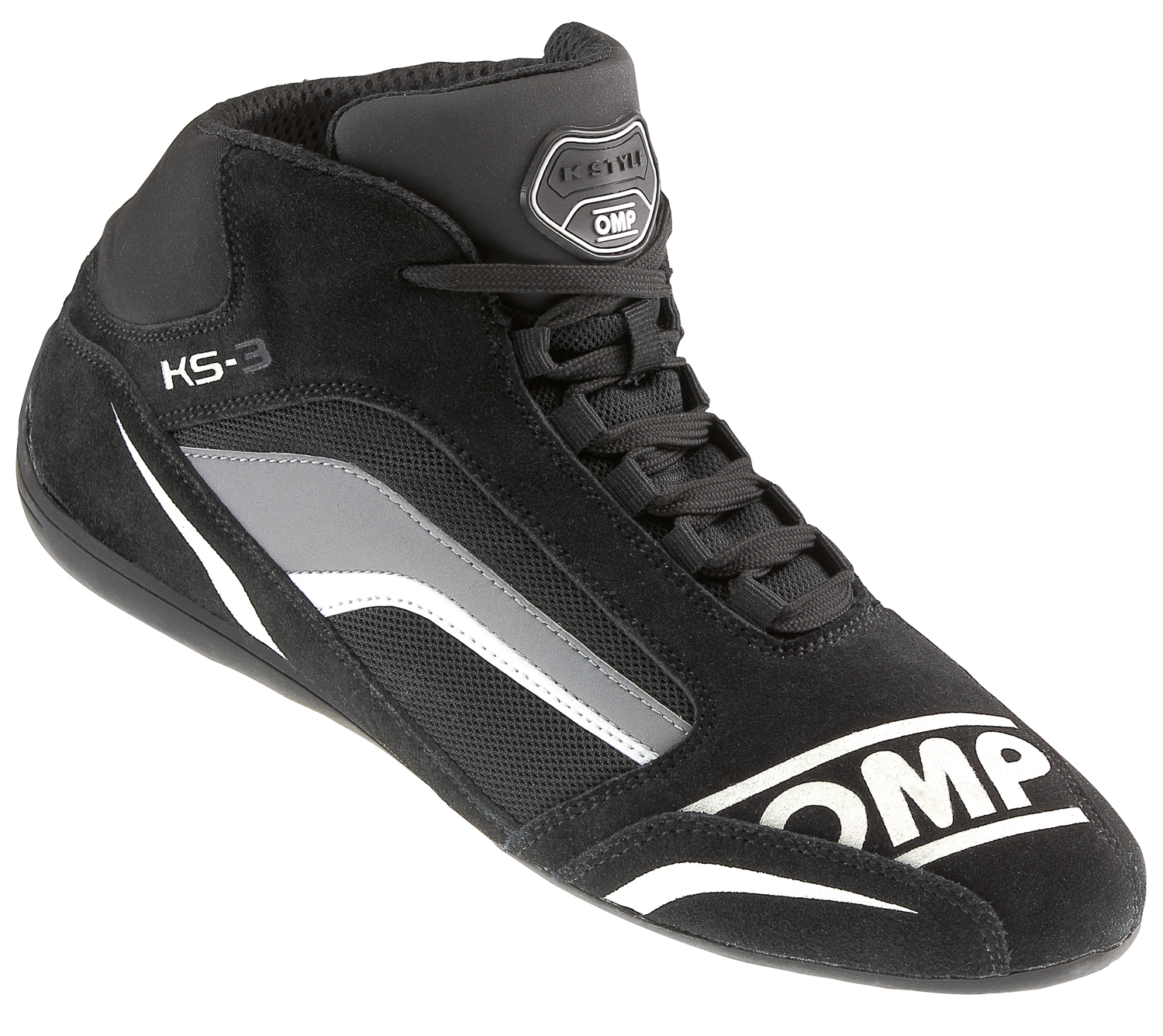 OMP Kartschuh KS-3, schwarz/grau