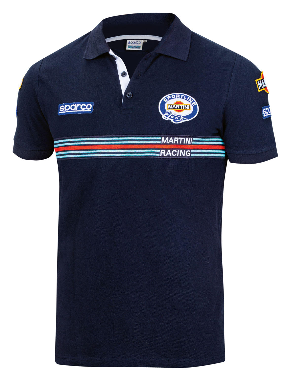 Sparco Poloshirt Martini Racing, dunkelblau
