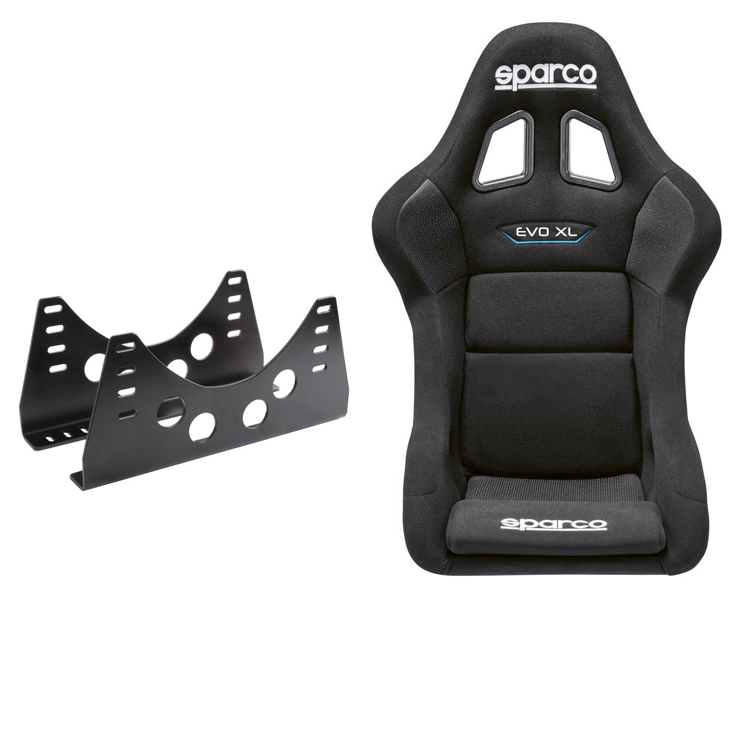 Sparco Rennsitz EVO XL QRT + Alukonsole (3007)