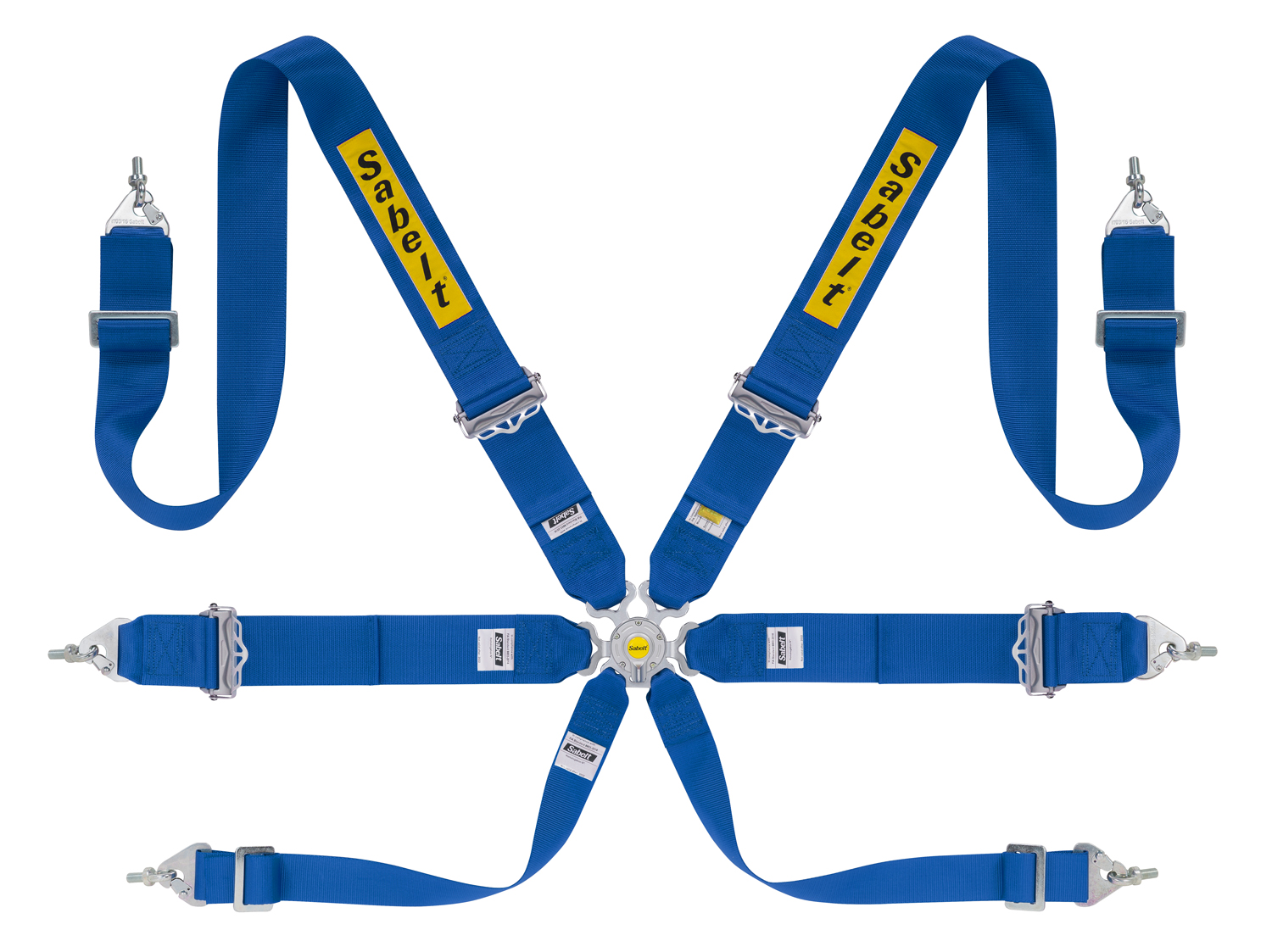 Sabelt Renngurt für Tourenwagen und Rallyesport, blau