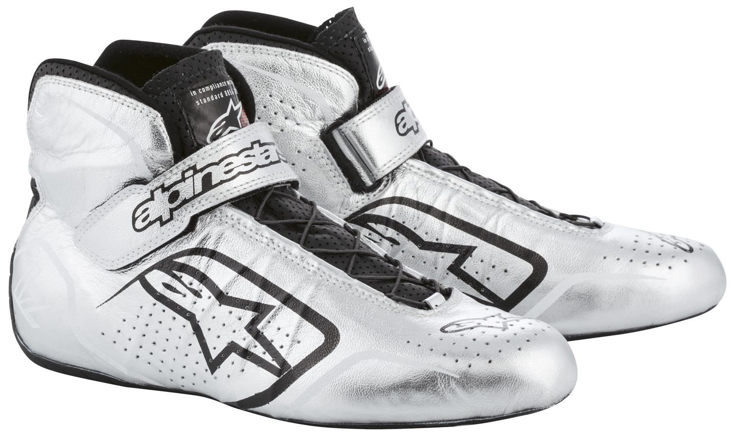 Alpinestars Fahrerschuh Tech 1Z, silber/schwarz