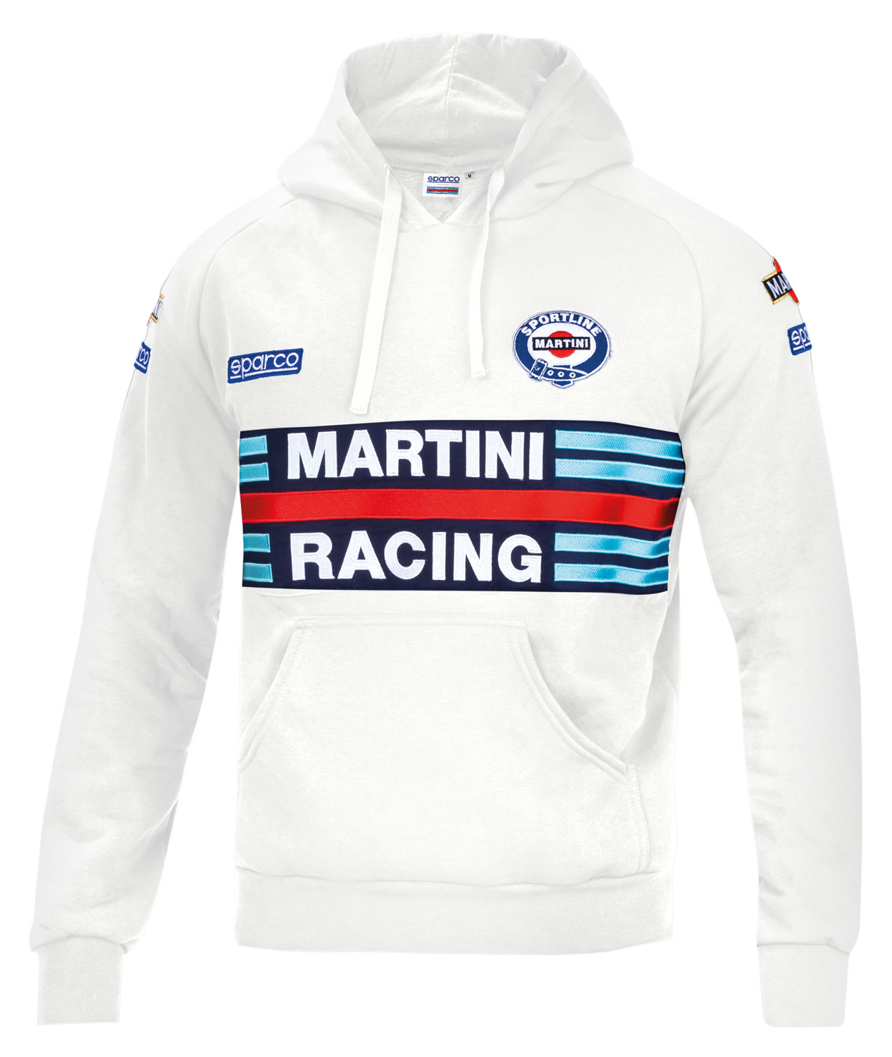 Sparco Hoodie Martini Racing, weiß