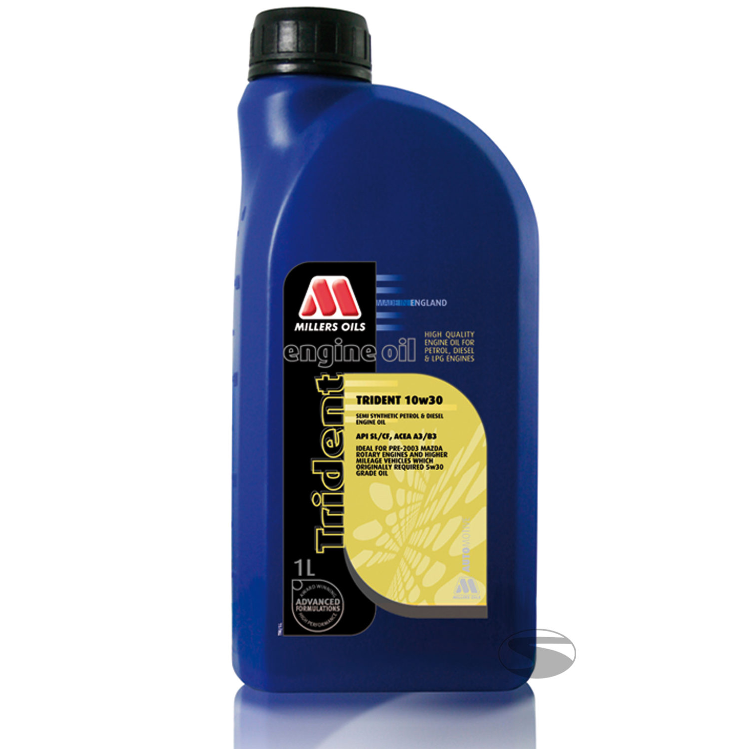 Millers Oils Trident 10W30 Semi Synthetic, 1 Liter