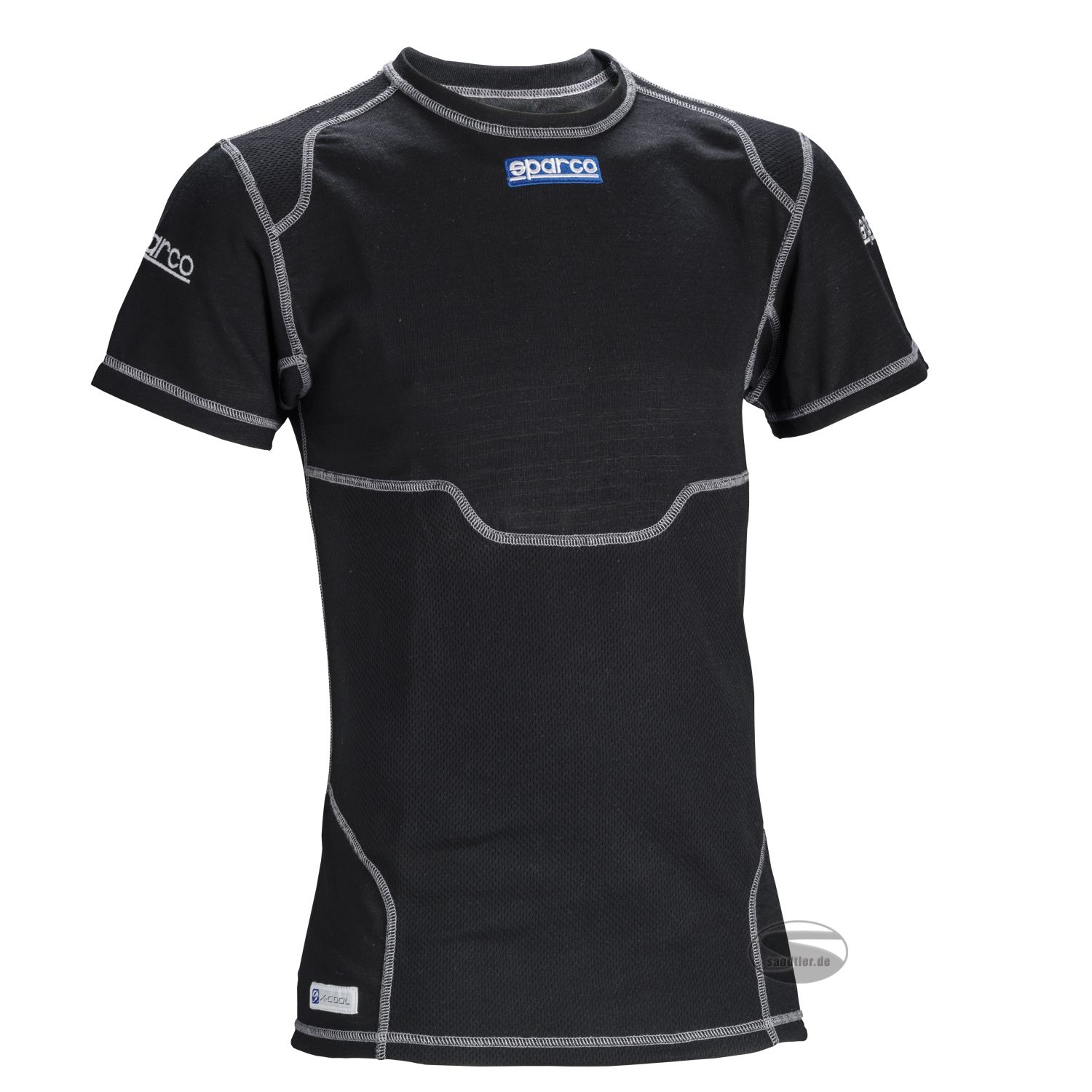 Sparco T-Shirt Pro Tech RW-7, schwarz