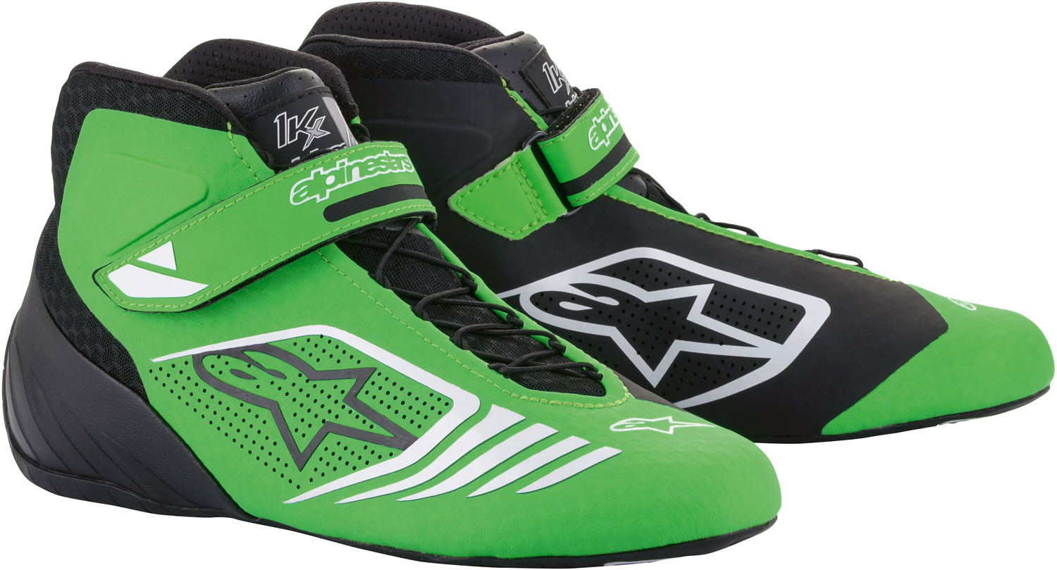 Alpinestars Kartschuh Tech 1KX, grün/schwarz