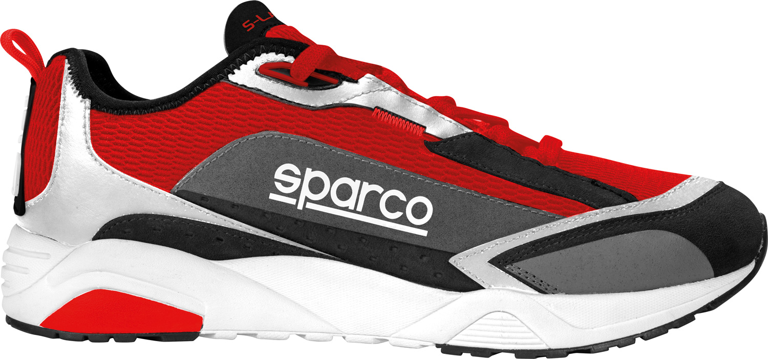 Sparco Sneaker S-Lane, rot/grau