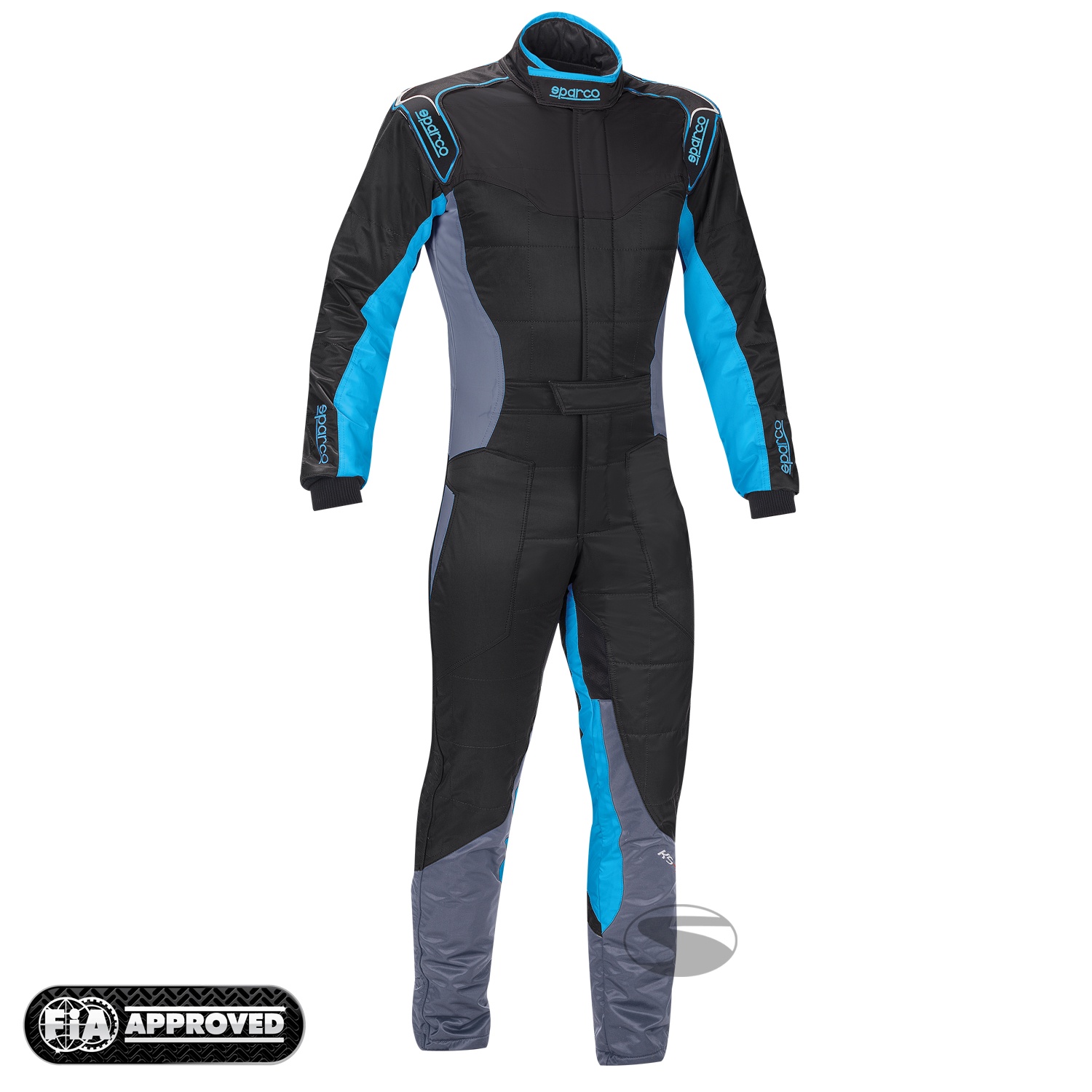 Sparco Kartoverall KS-5, schwarz/blau