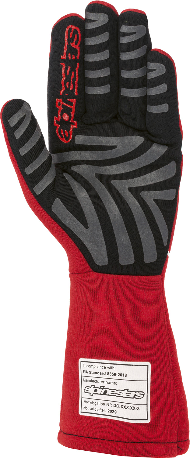 Alpinestars TECH-1 Start V2 SFI Handschuh – Für Motorsport, Mit Silikondruck, SFI 3.3/5 Zertifiziert