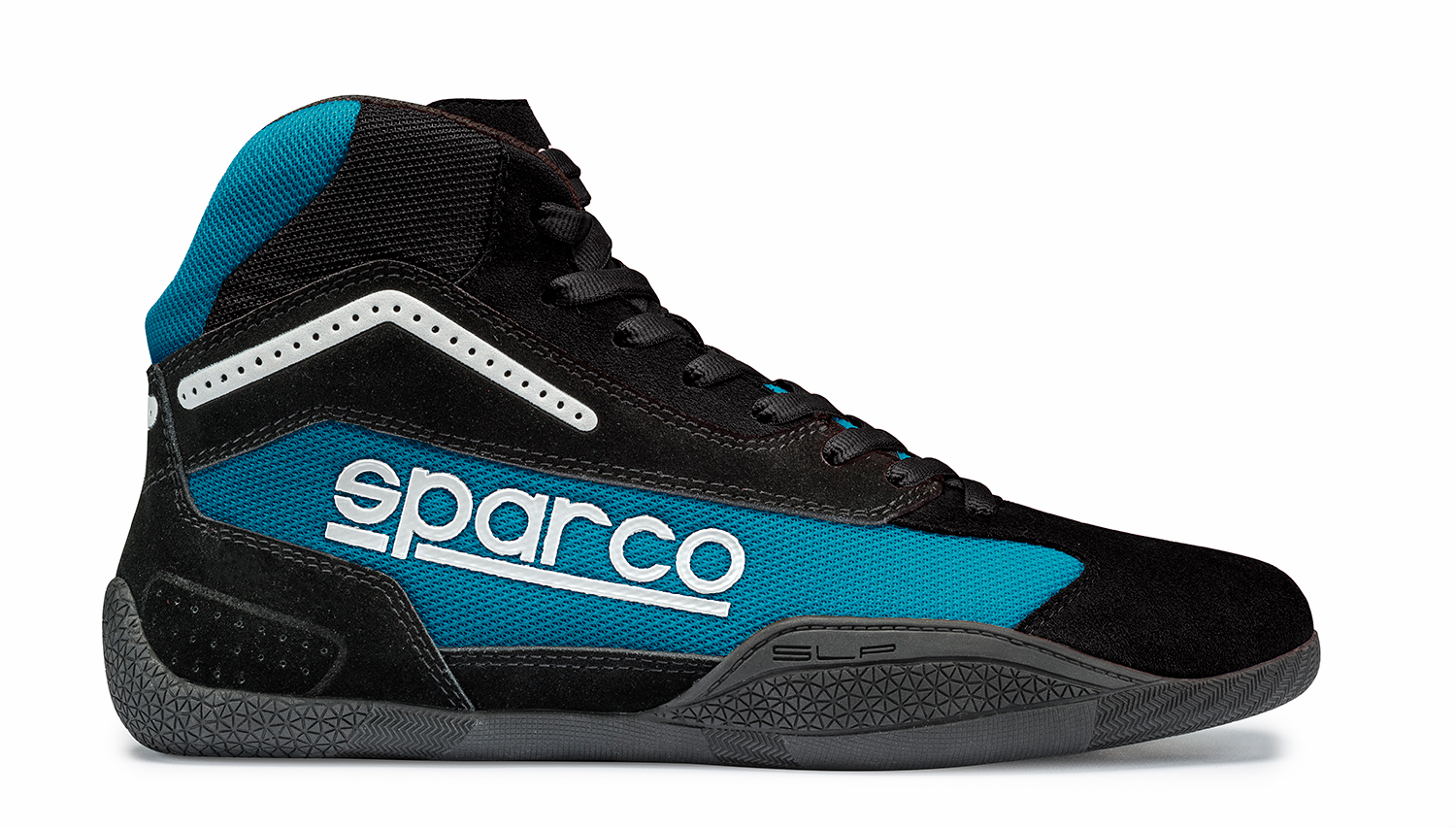 Sparco Kartschuh Gamma KB-4, schwarz/hellblau