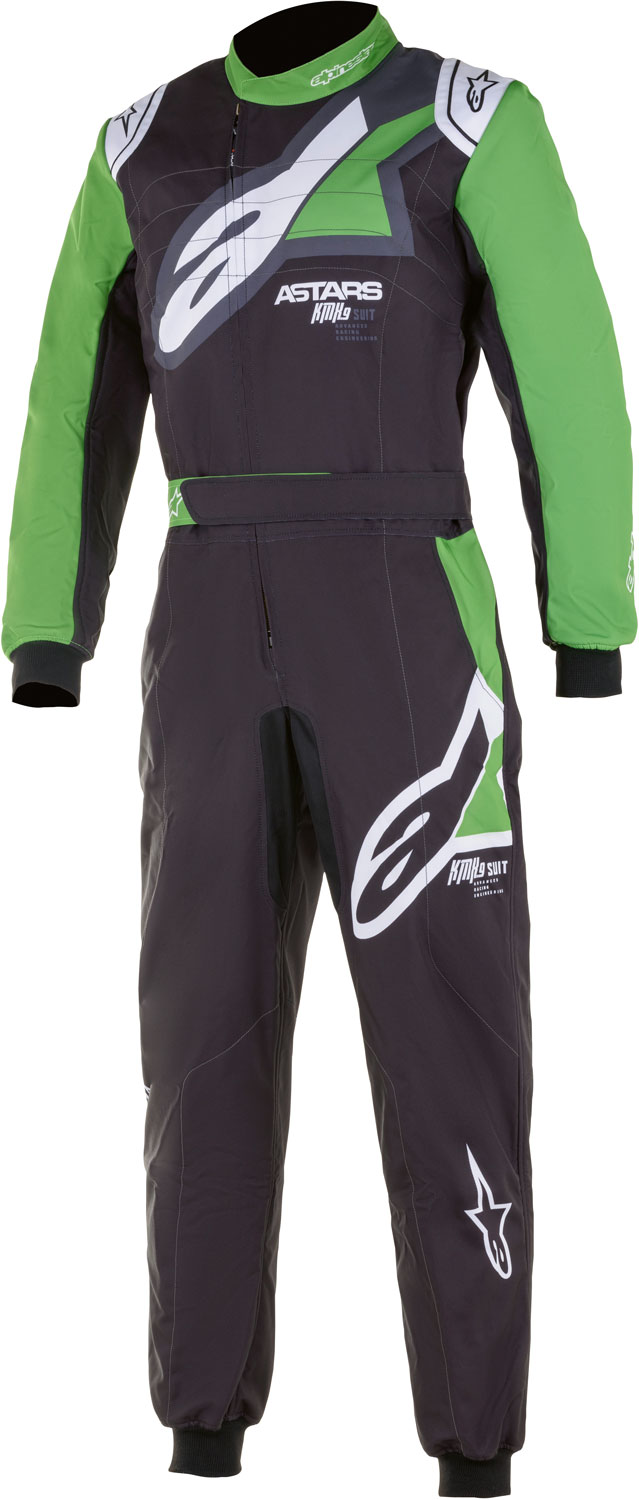Alpinestars Kartoverall KMX9 v2 Graph, schwarz/grün