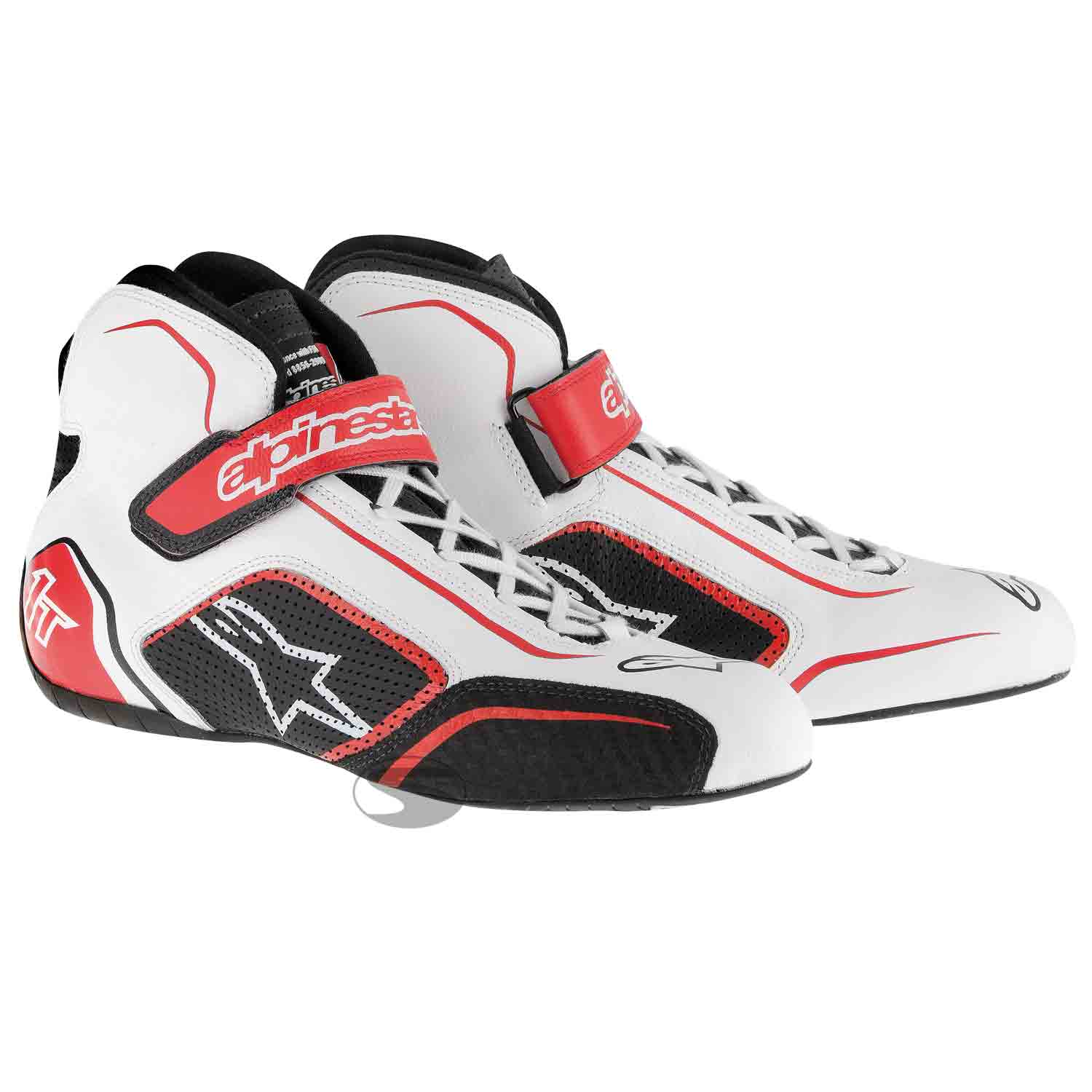 Alpinestars Fahrerschuh Tech 1T, weiß/rot