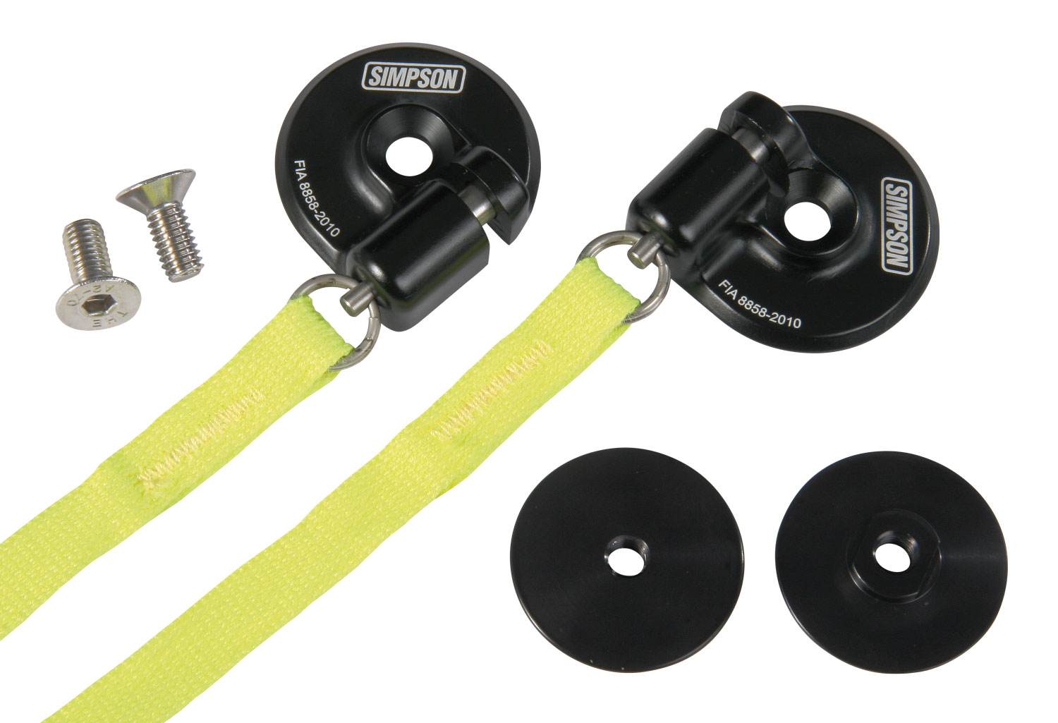 Simpson HANS Clips Quick Release, schwarz