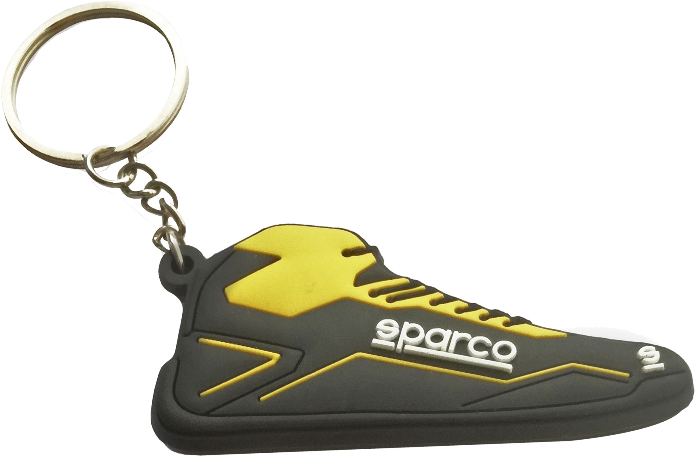Sparco Schlüsselanhänger, schwarz/gelb