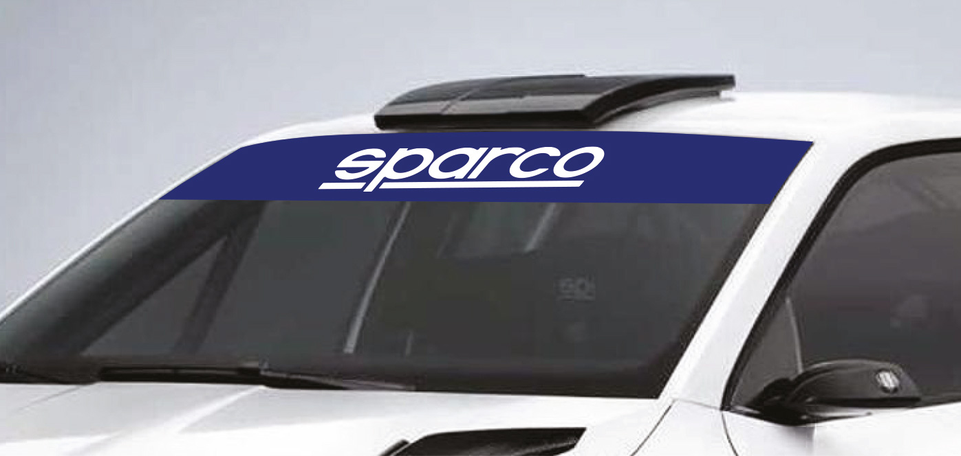 Sparco Frontscheibenaufkleber