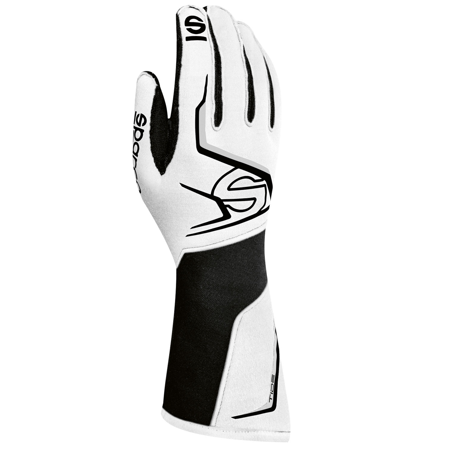Sparco Handschuh Tide, weiß/schwarz