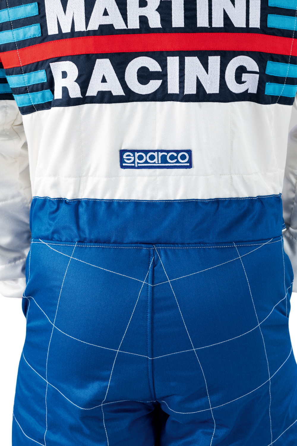 Sparco Rennoverall Replica WRC | Martini Racing, weiß/blau