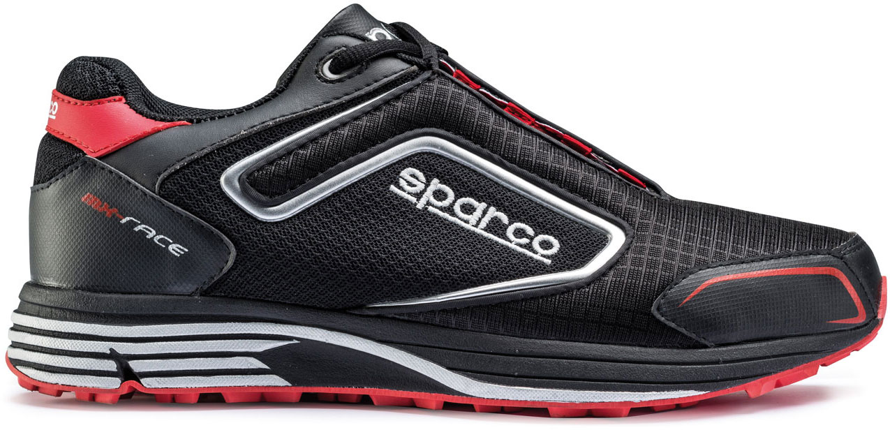 Sparco Mechanikerschuh MX Race, schwarz/rot