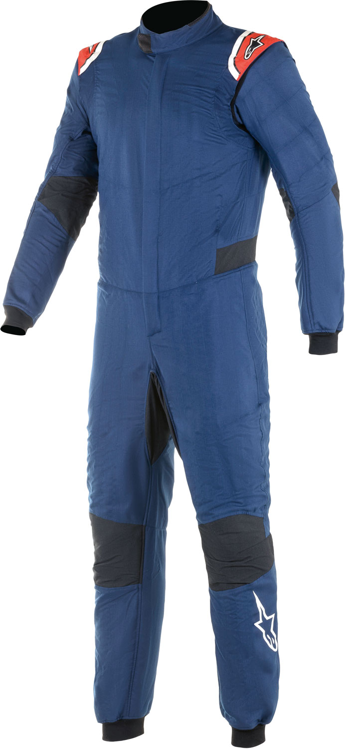 Alpinestars Rennoverall Hypertech v2, dunkelblau/rot