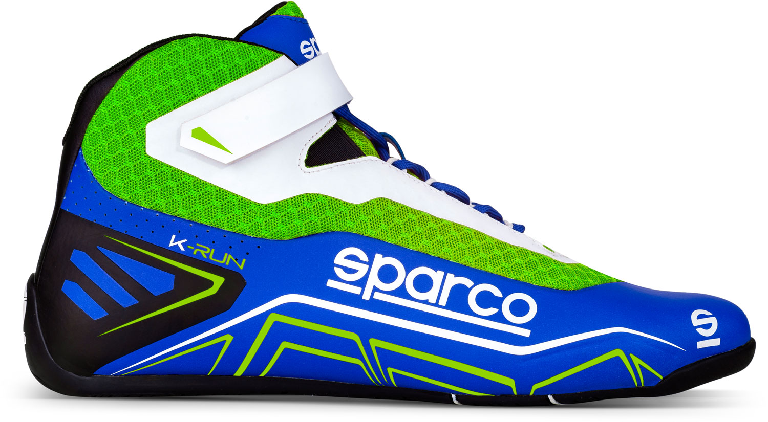 Sparco Kartschuh K-RUN, blau/grün