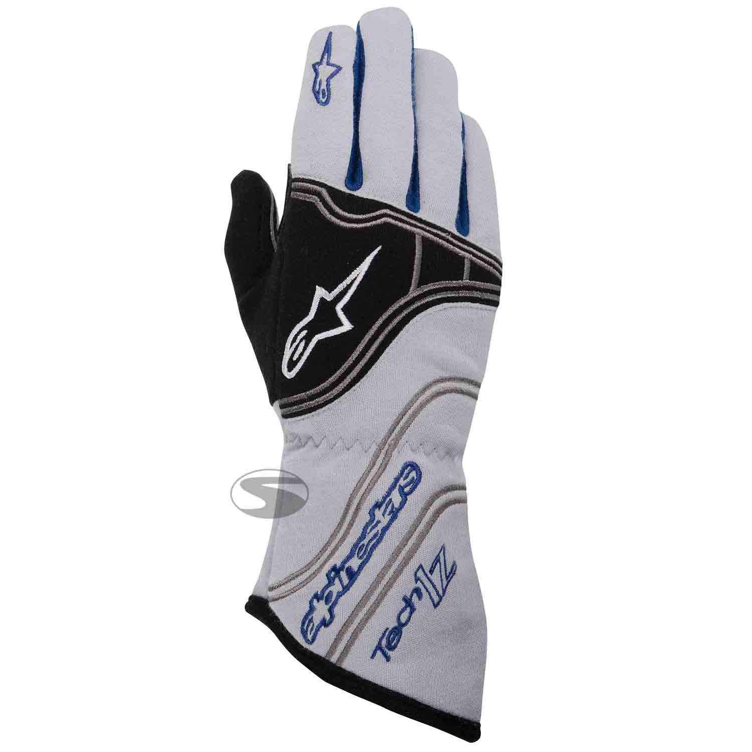 Alpinestars Handschuh Tech 1Z, silber/blau