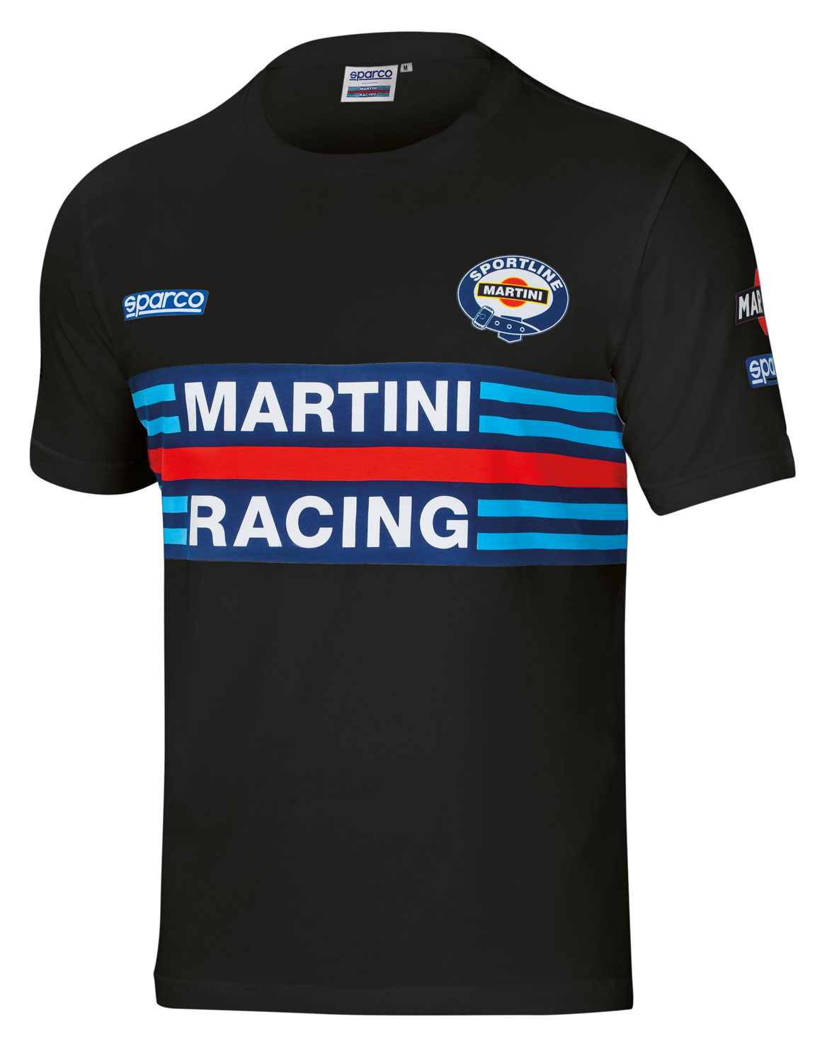 Sparco T-Shirt Martini Racing, schwarz