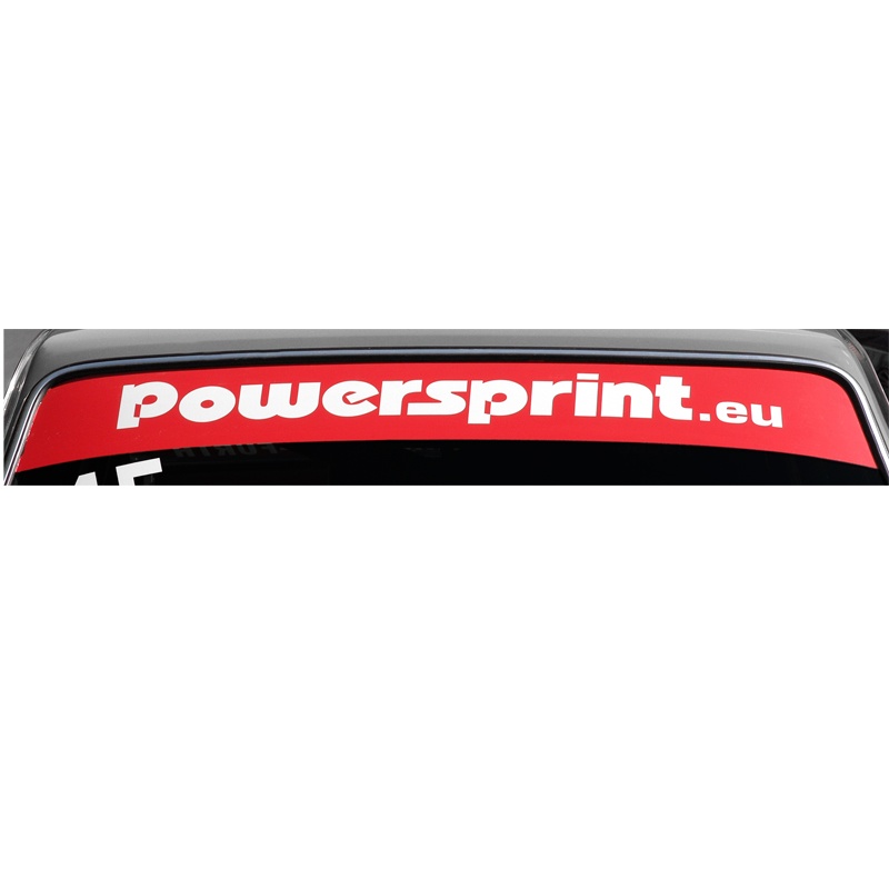 Powersprint Frontscheibenaufkleber