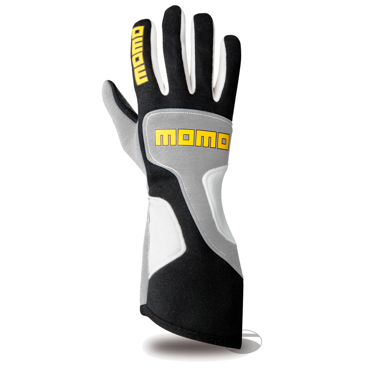 Momo Handschuh X-Treme Pro, grau/schwarz/weiß