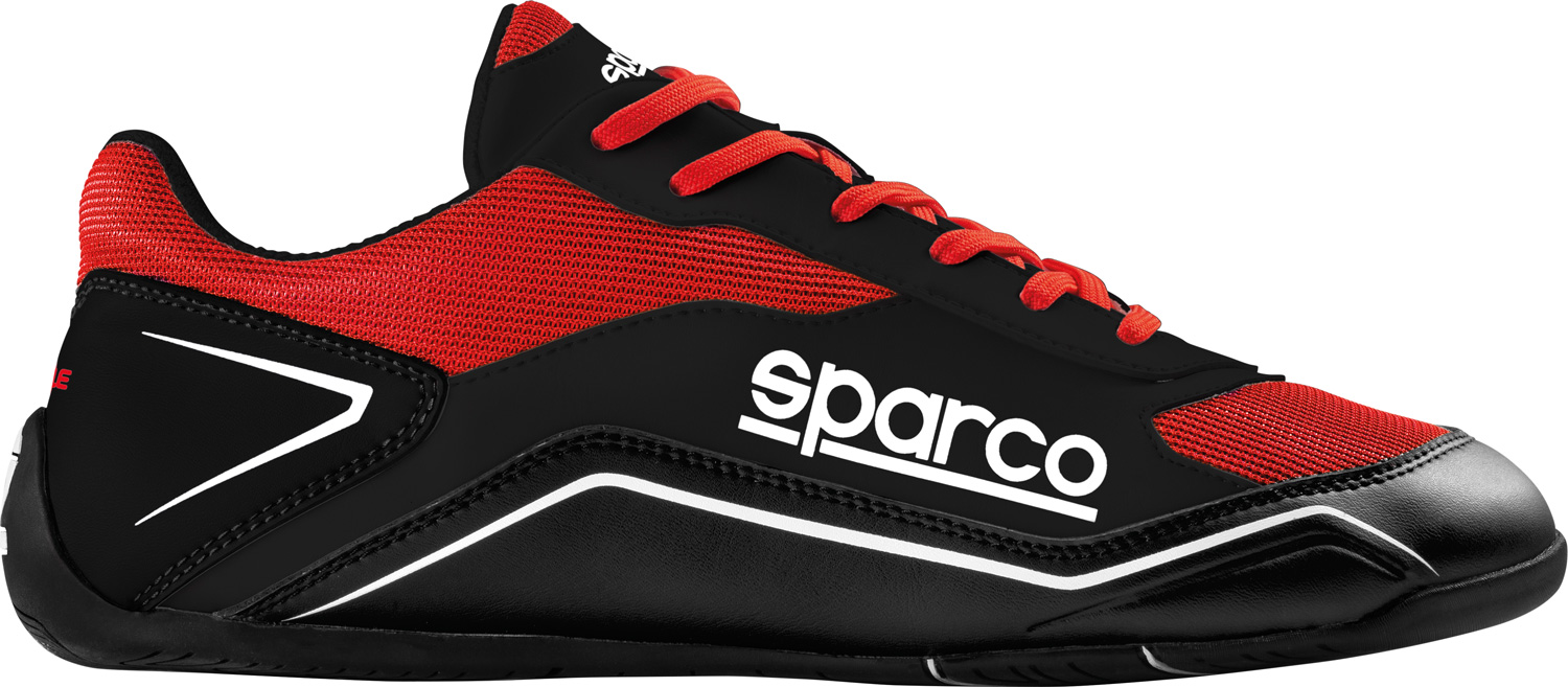 Sparco Sneaker S-Pole, schwarz/rot
