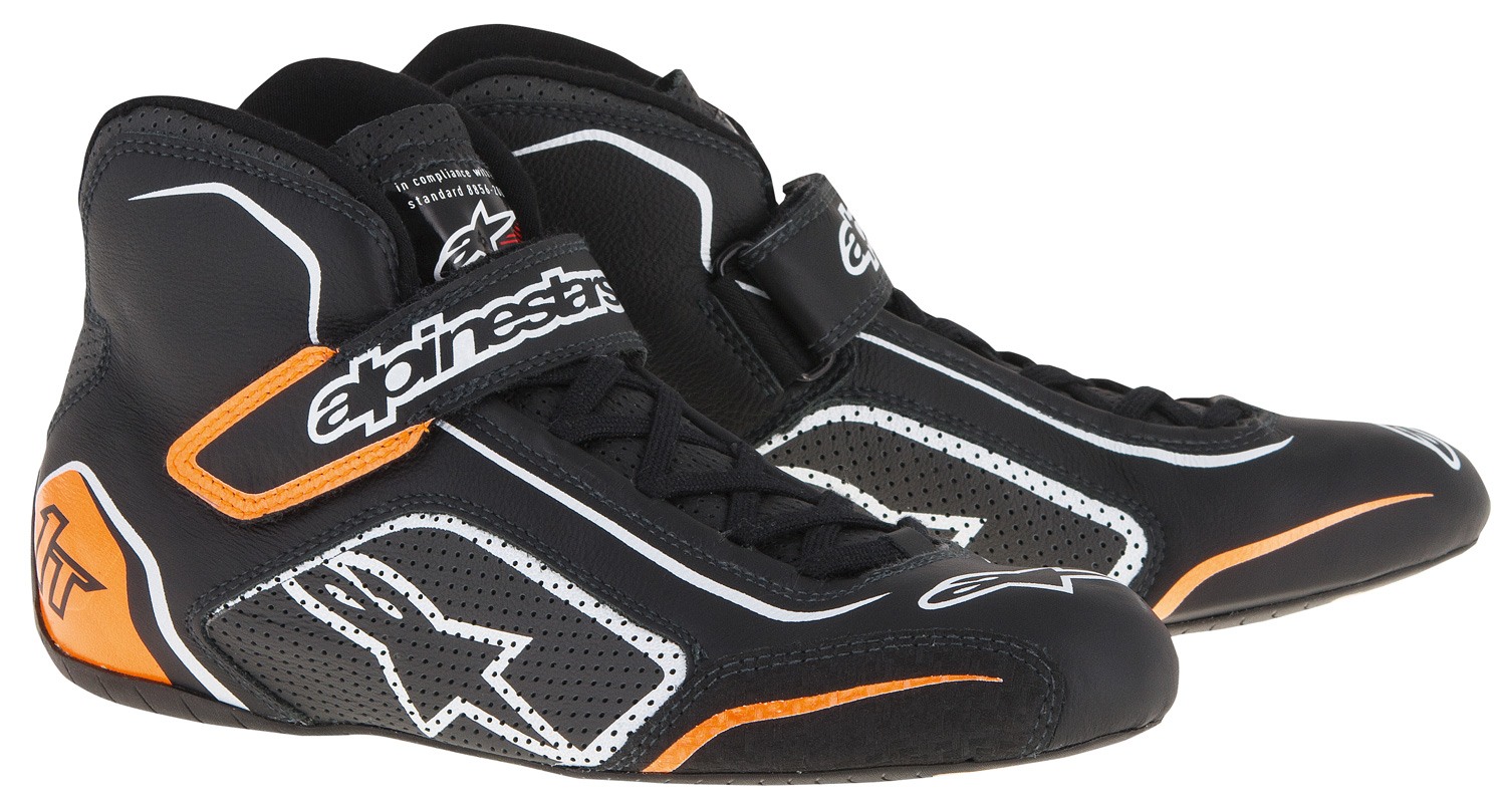 Alpinestars Fahrerschuh Tech 1T, schwarz/orange