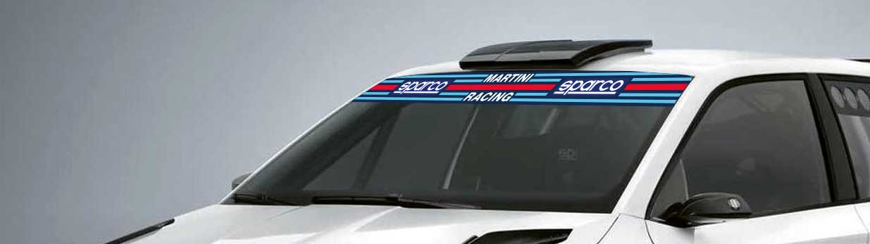 Sparco Frontscheibenaufkleber Martini Racing