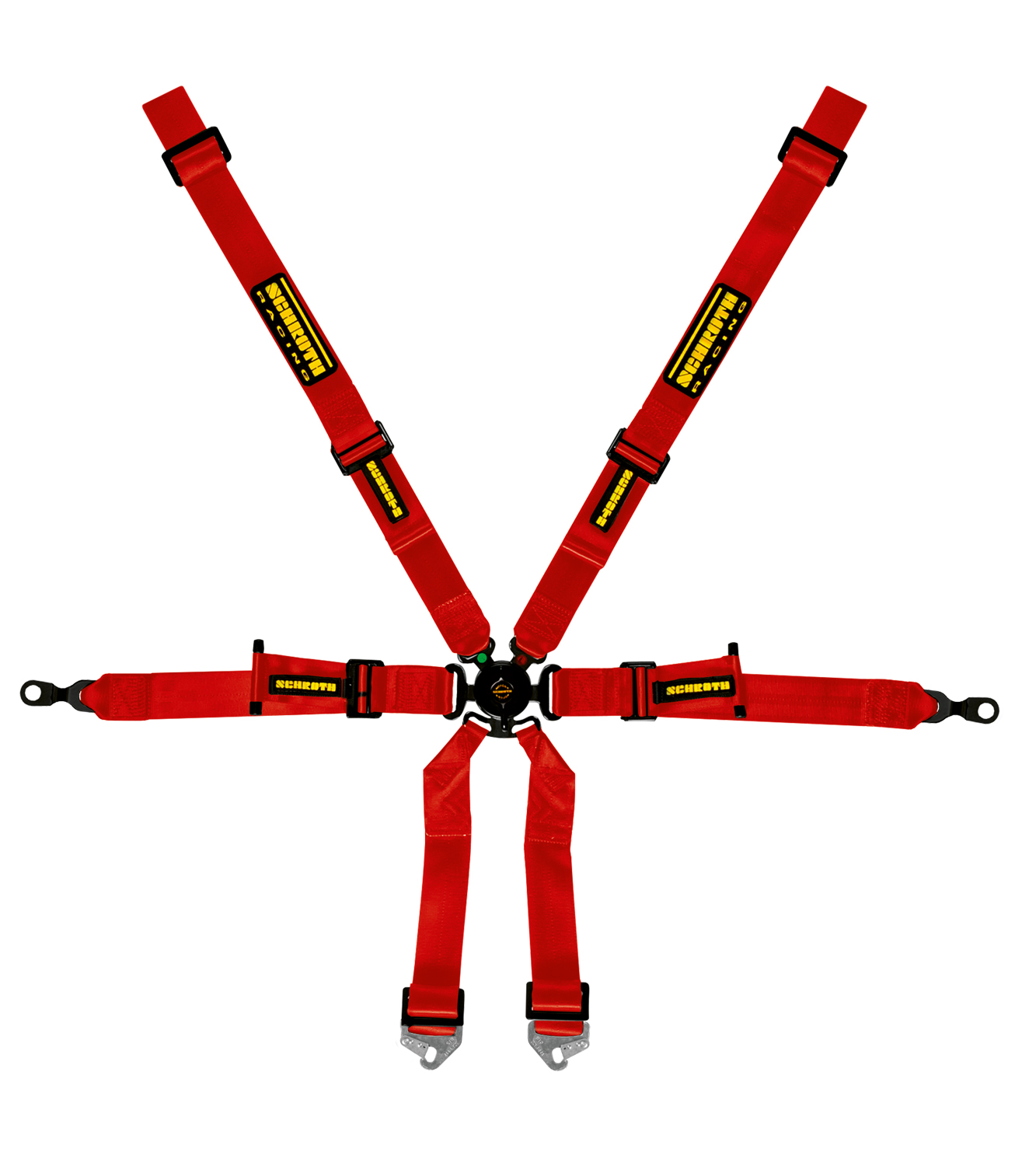 Schroth Renngurt für Profi Porsche 996/997, 2x2, rot