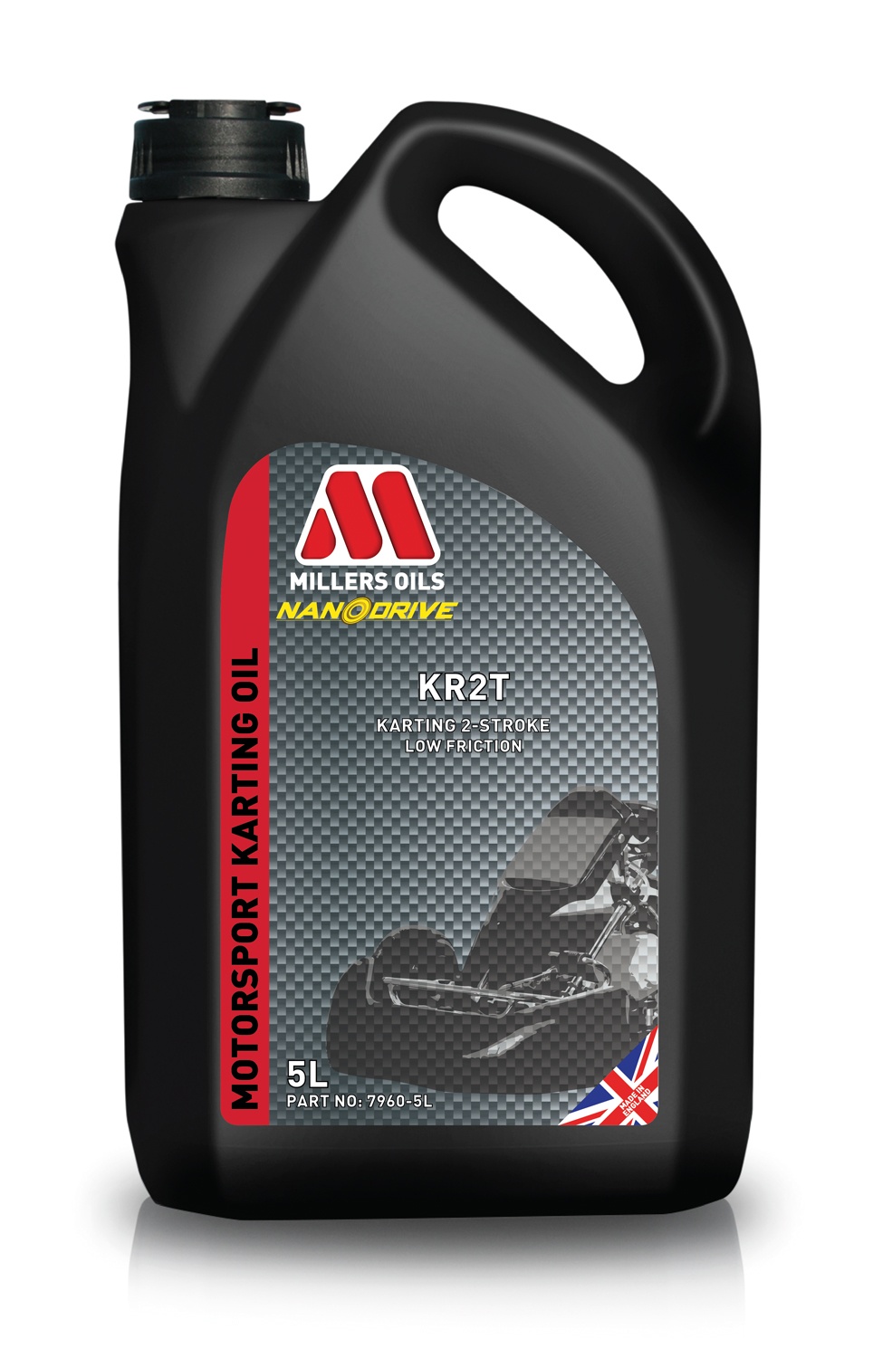 Millers Oils Kart 2-Taktöl KR2T, 5 Liter