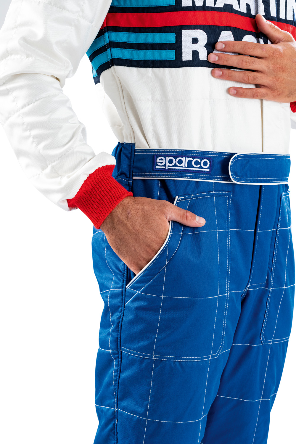 Sparco Rennoverall Martini Racing Replica WRC, weiß/blau