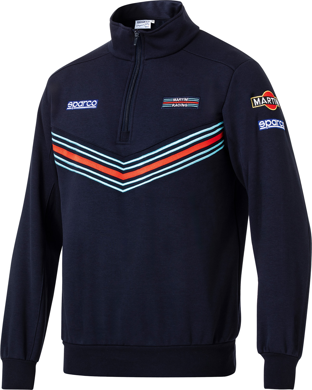 Sparco Sweatshirt Half Zip Martini Racing