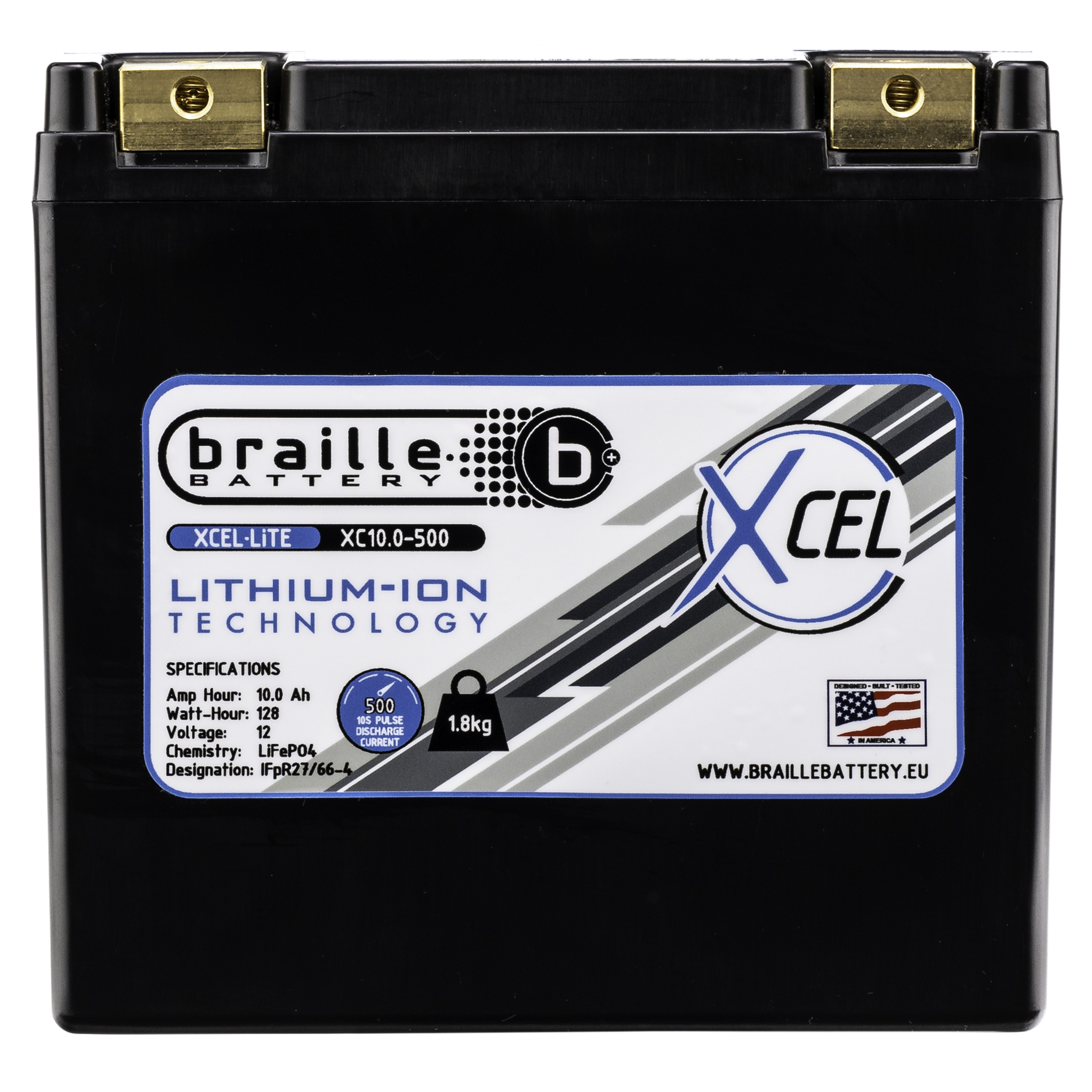 Braille Lithium-Batterie (Links +)