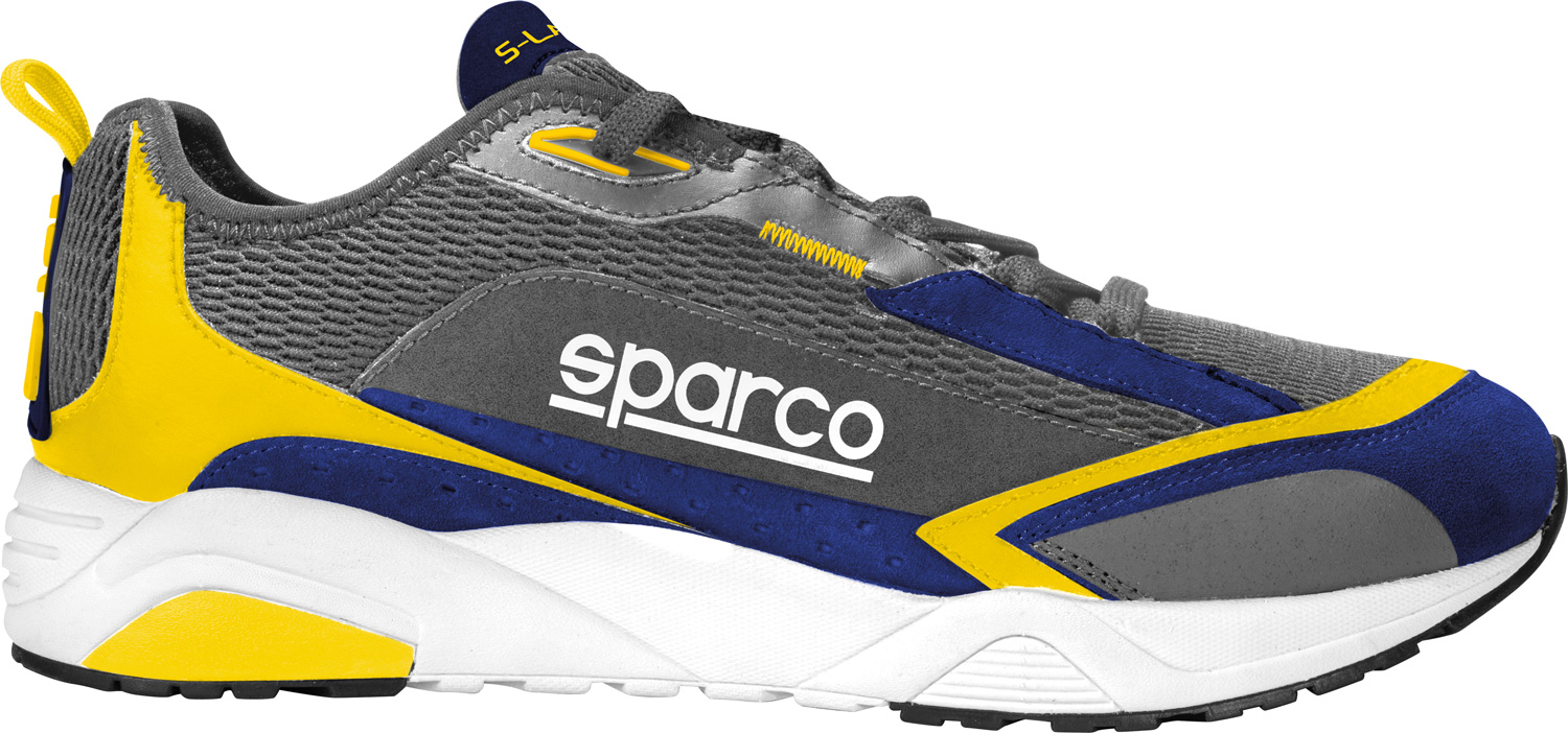 Sparco Sneaker S-Lane, grau/gelb