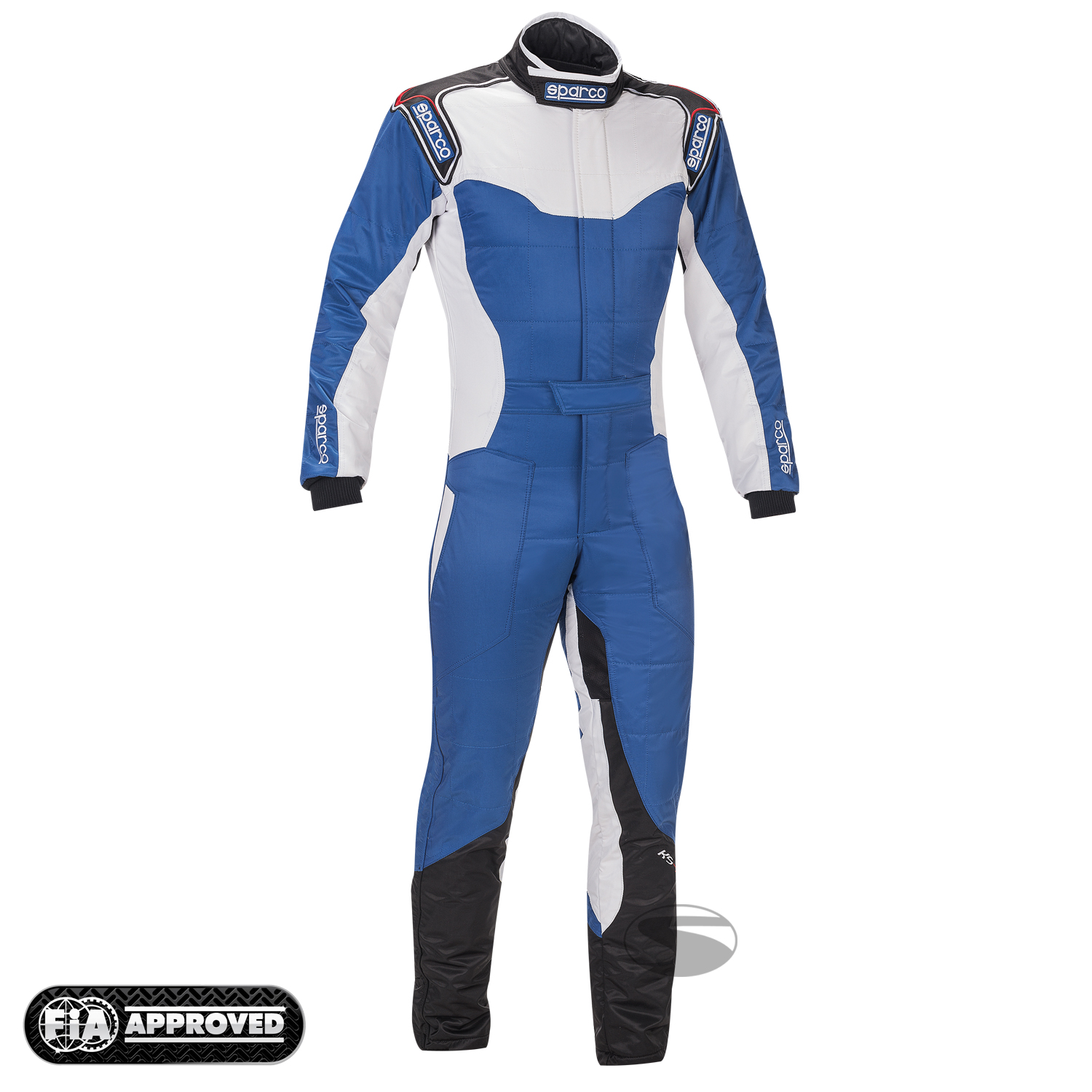 Sparco Kartoverall KS-5, blau/weiß