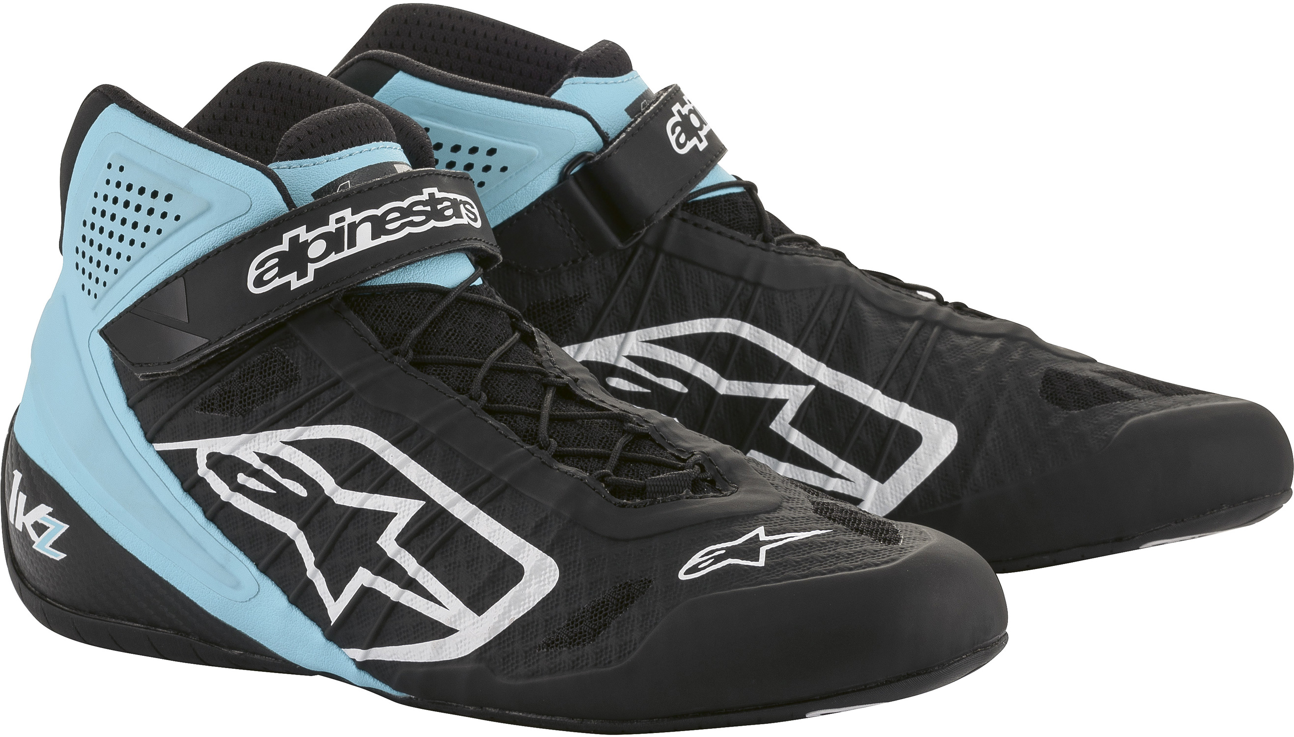 Alpinestars Kartschuh Tech 1KZ, schwarz/türkis