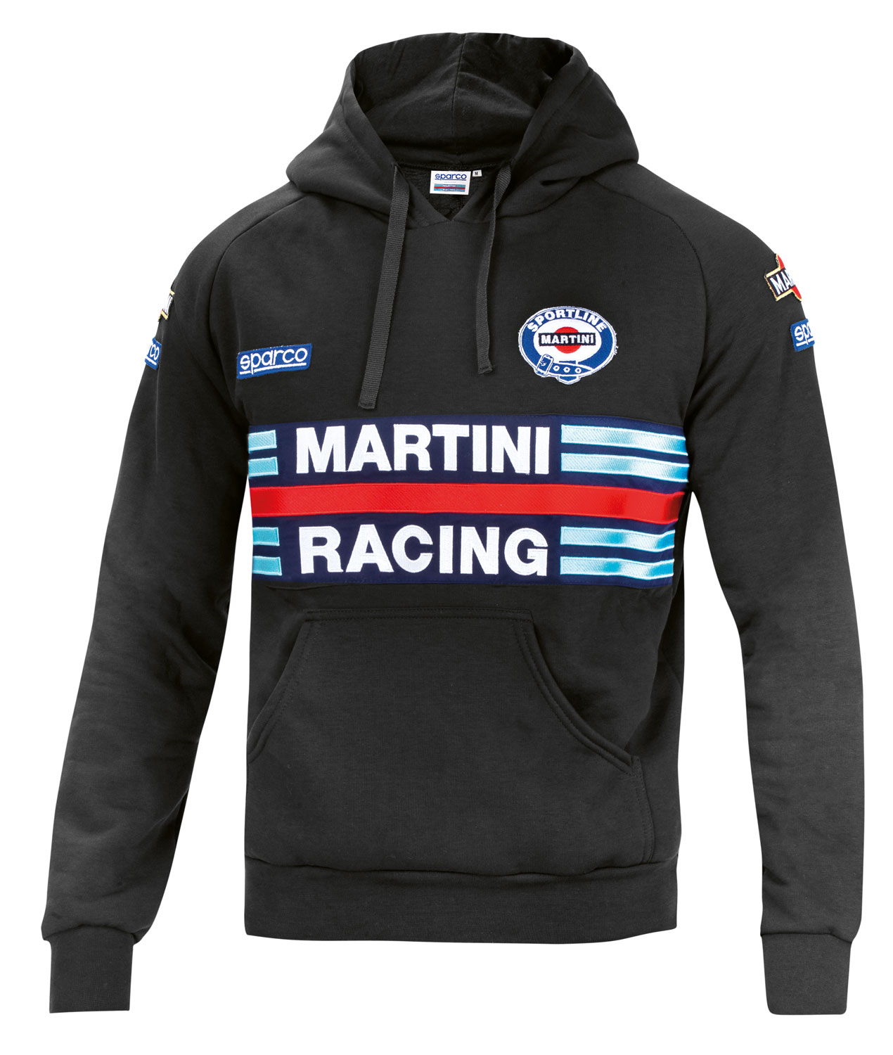 Sparco Hoodie Martini Racing, schwarz