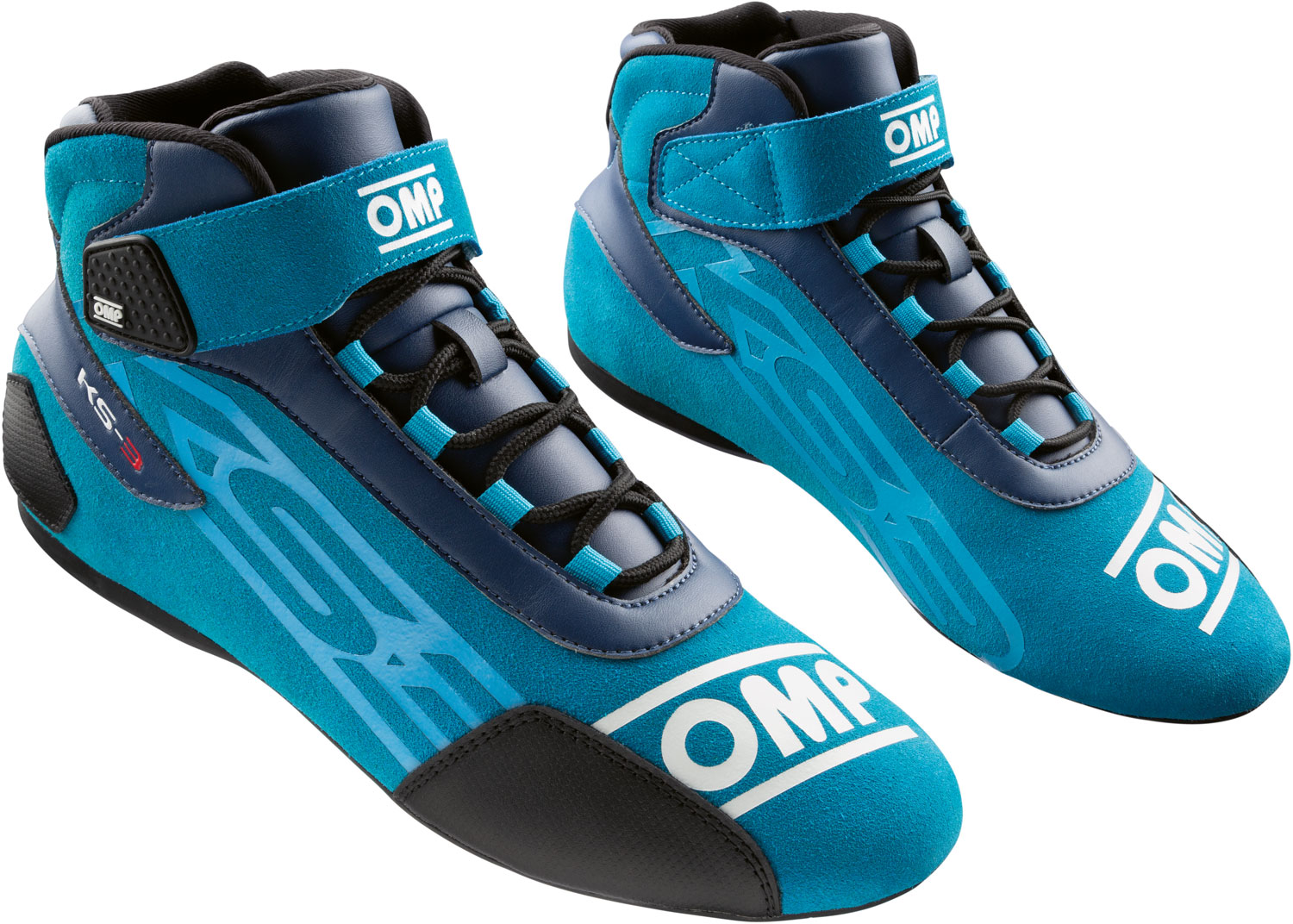 OMP Kartschuh KS-3, cyanblau/blau