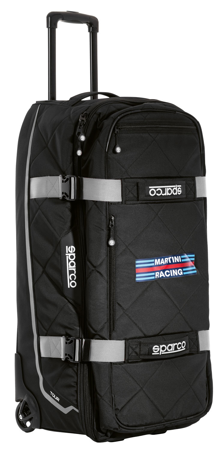 Sparco Reisetasche Martini Racing, schwarz/grau