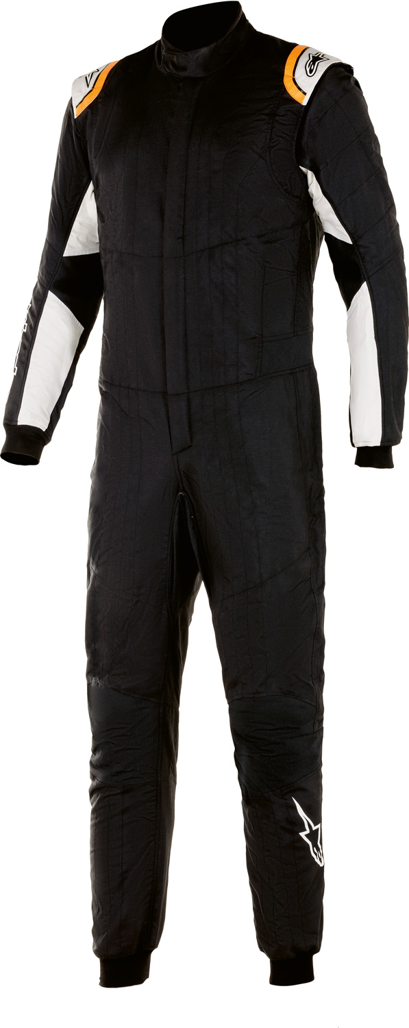 Alpinestars Rennoverall Hypertech v2, schwarz/weiß